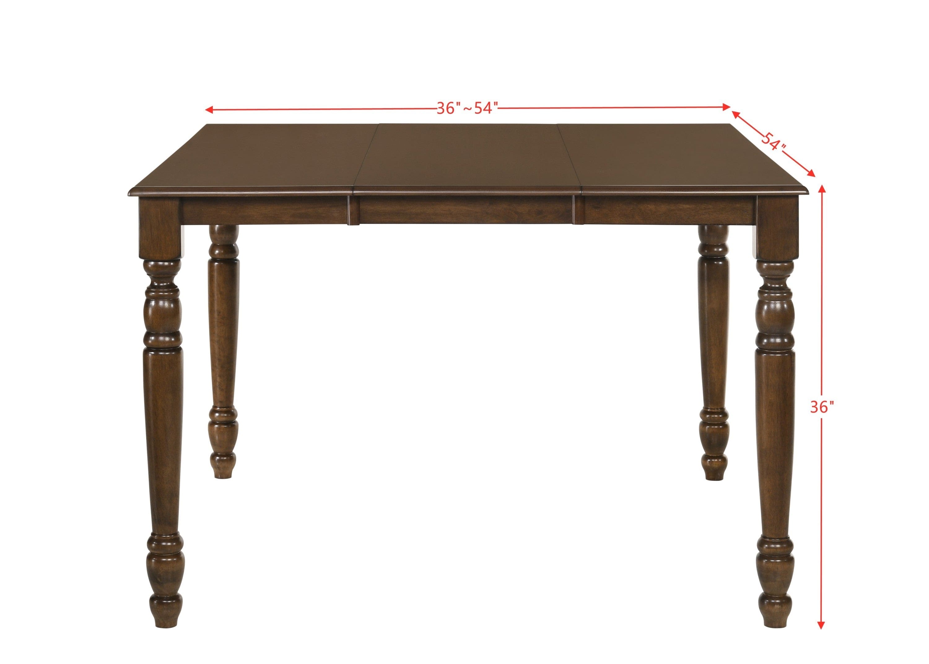 ACME Dylan Counter Height Table in Walnut Finish DN00622