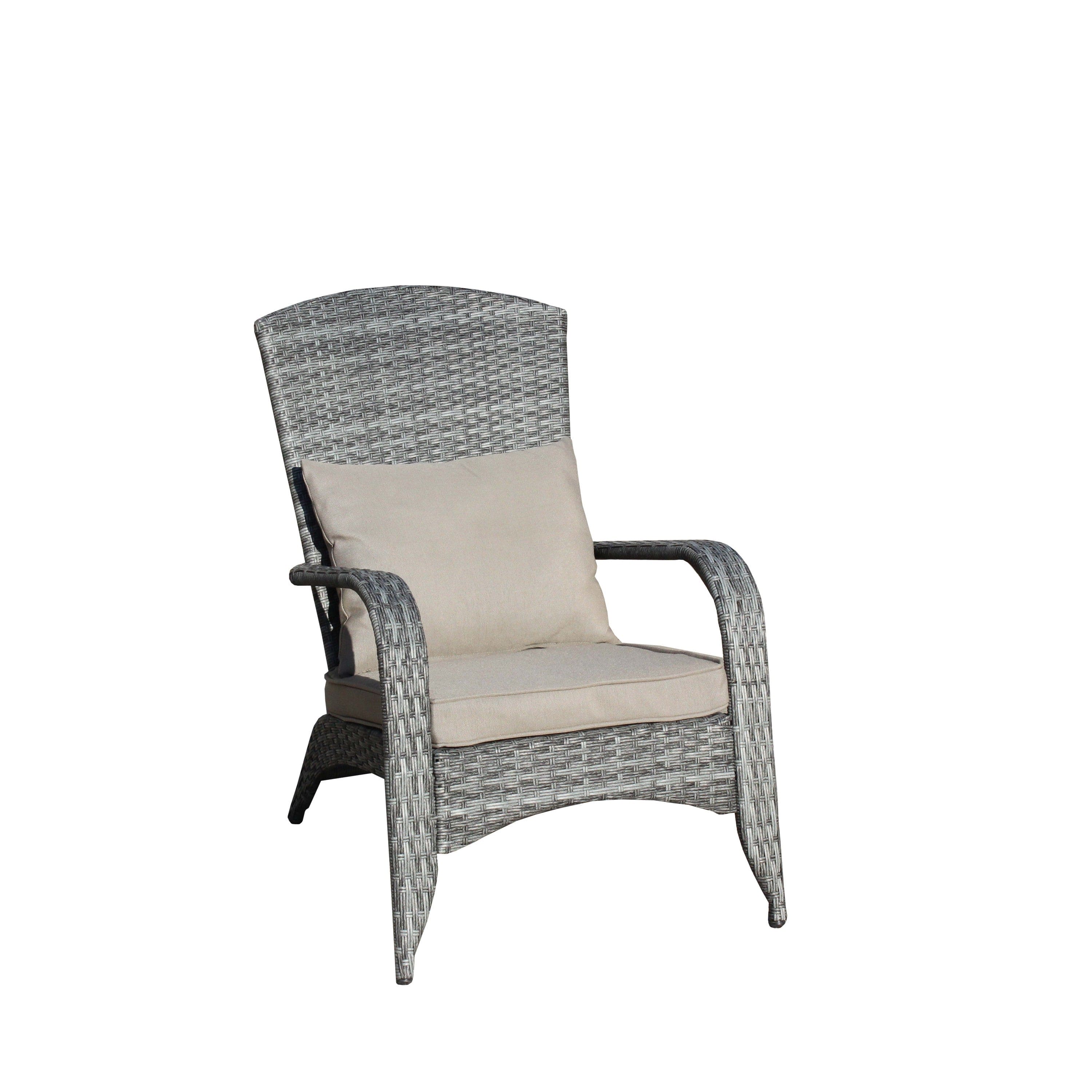 Patio Chair with Cushions( Grey Cushion)