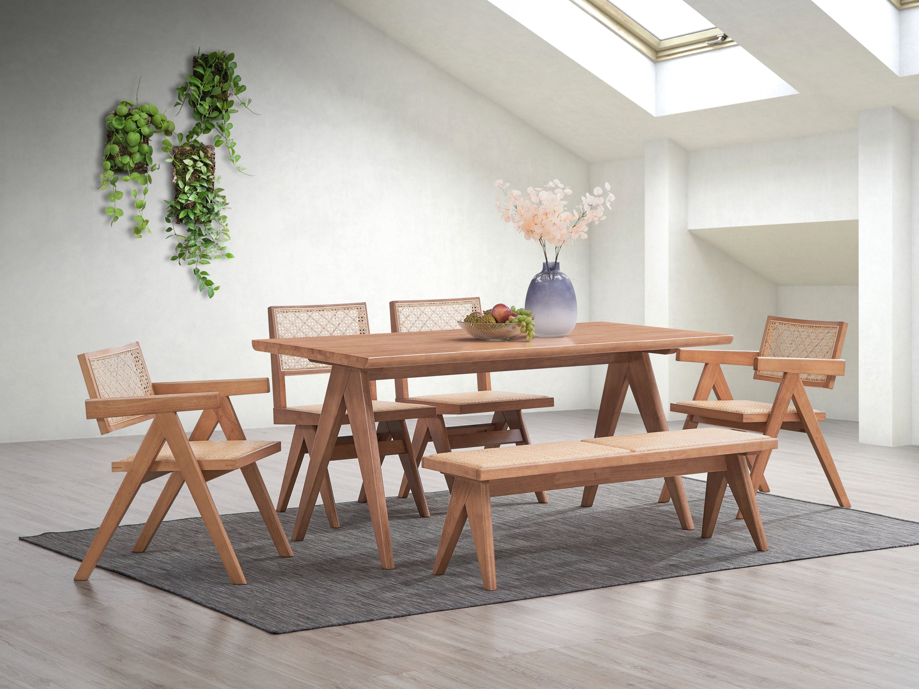 ACME Velentina Dining Table, Natural Finish DN02371