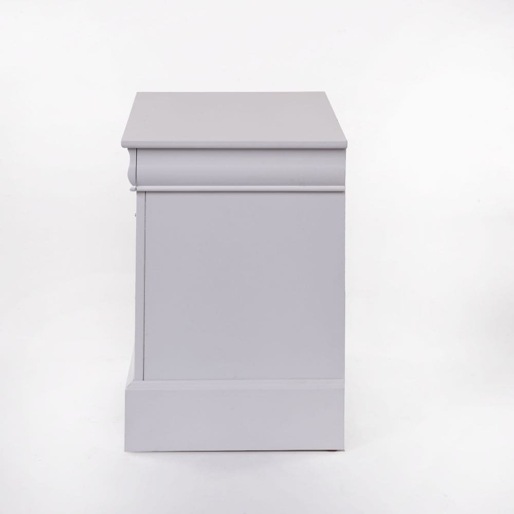 ACME Louis Philippe III Nightstand in White 24503