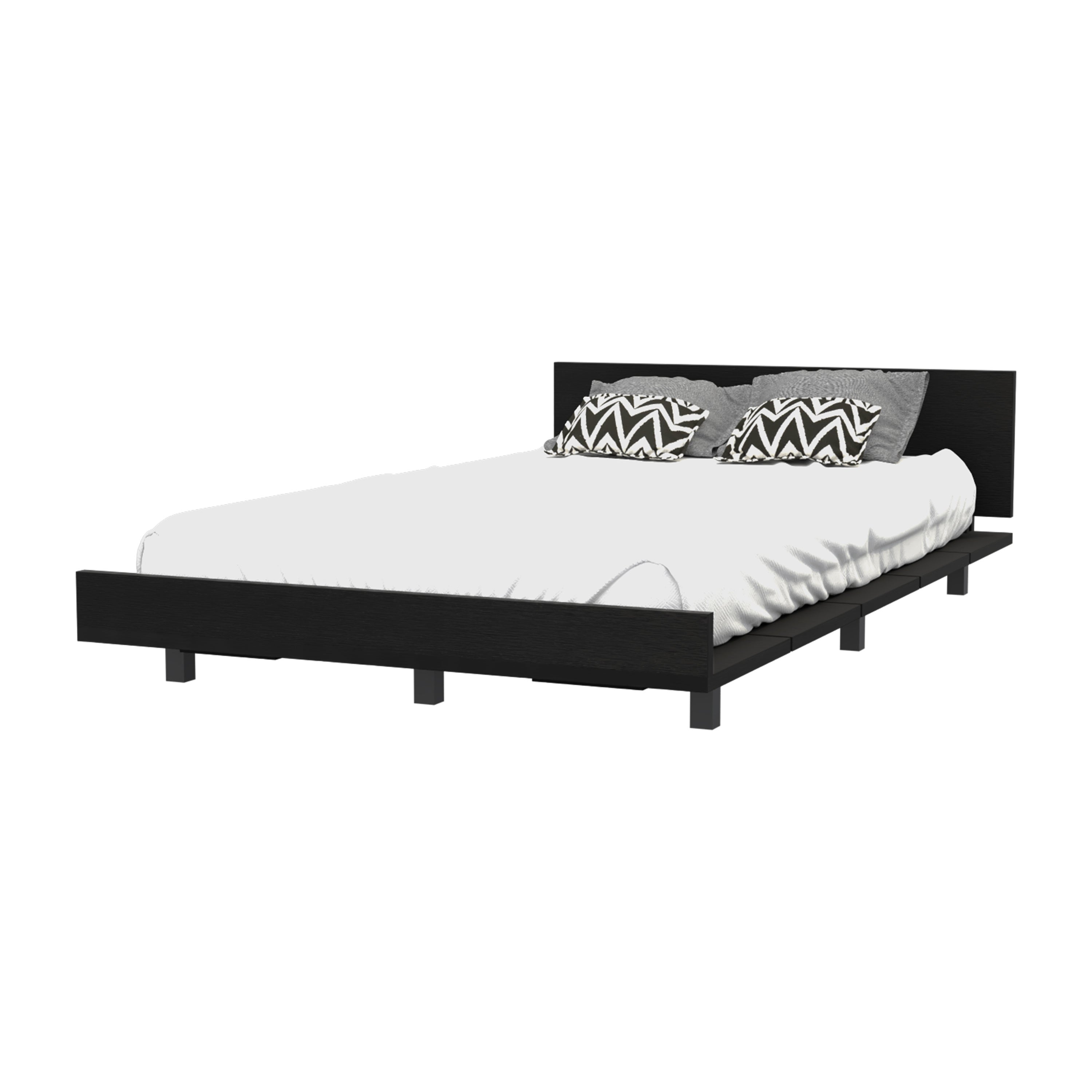 Nimmo Twin Bed Frame Black Wengue