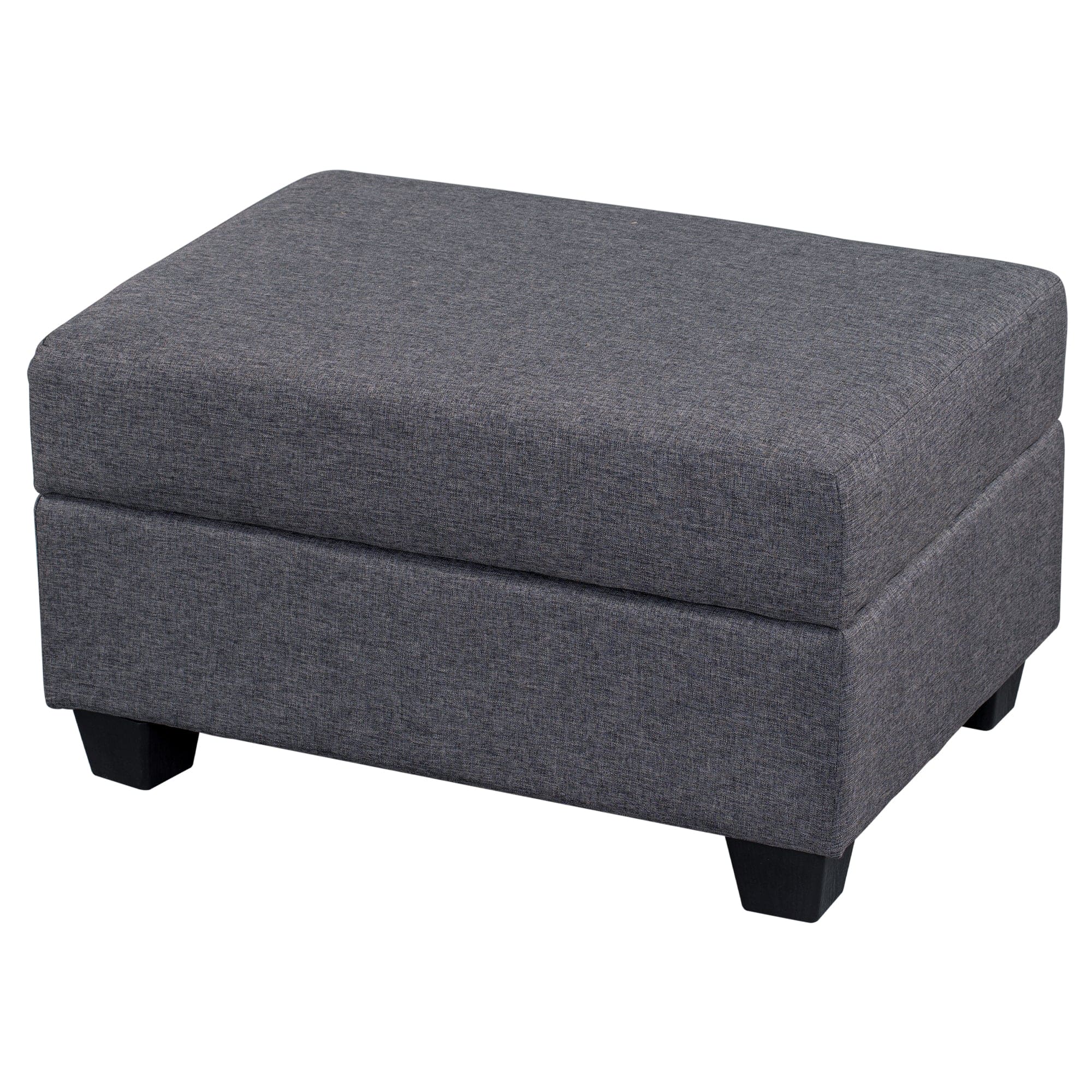 Orisfur. Reversible Sectional Sofa Space Saving with Storage Ottoman Rivet Ornament L-shape Couch for Large Space Dorm Apartment