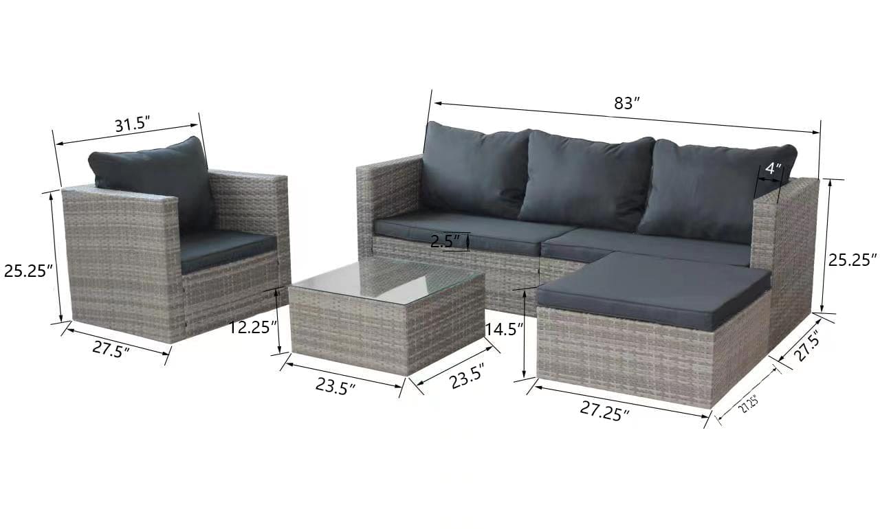 4pcs patio sets