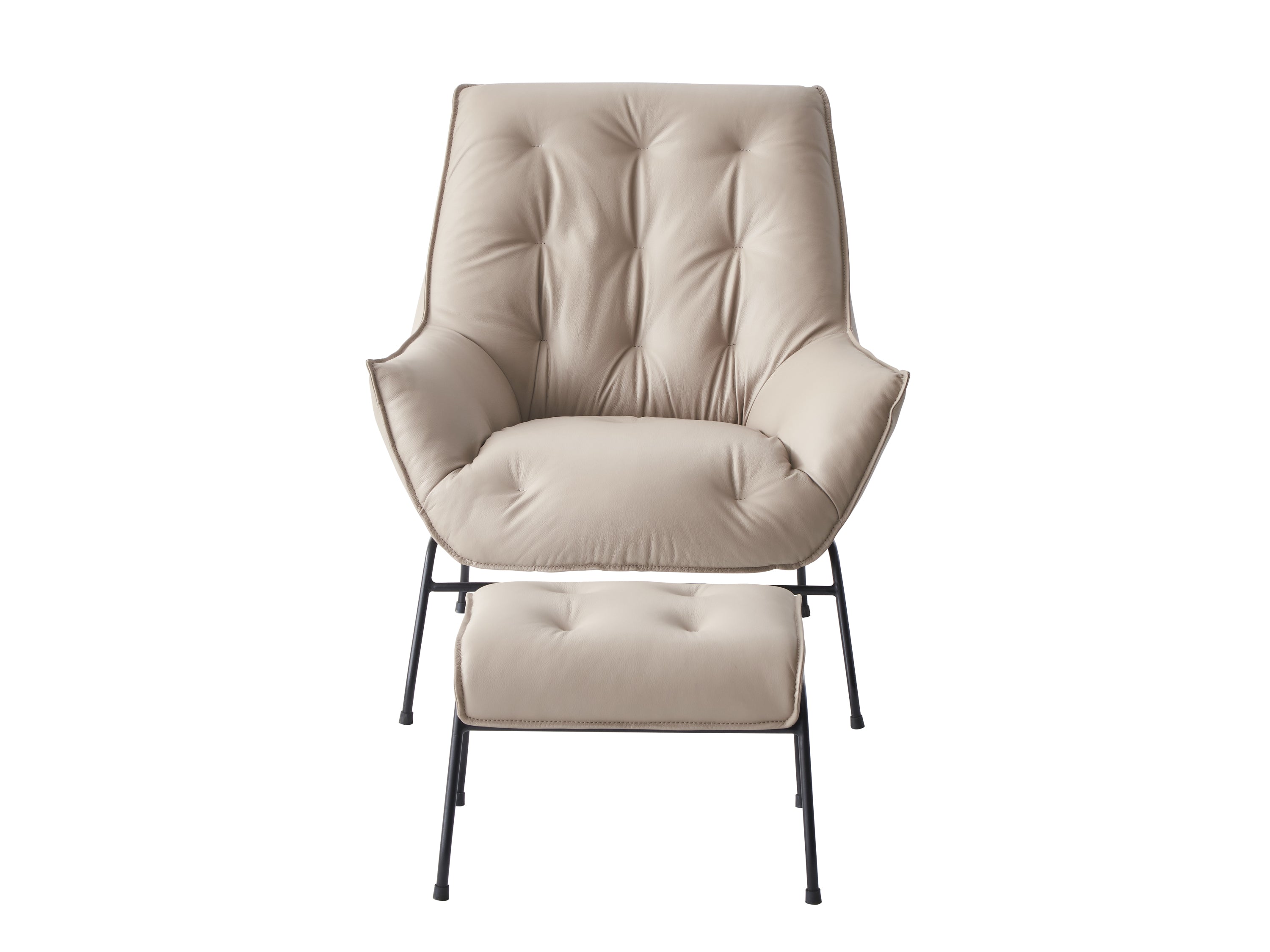 ACME Zusa Accent Chair, Khaki Top Grain Leather AC02381