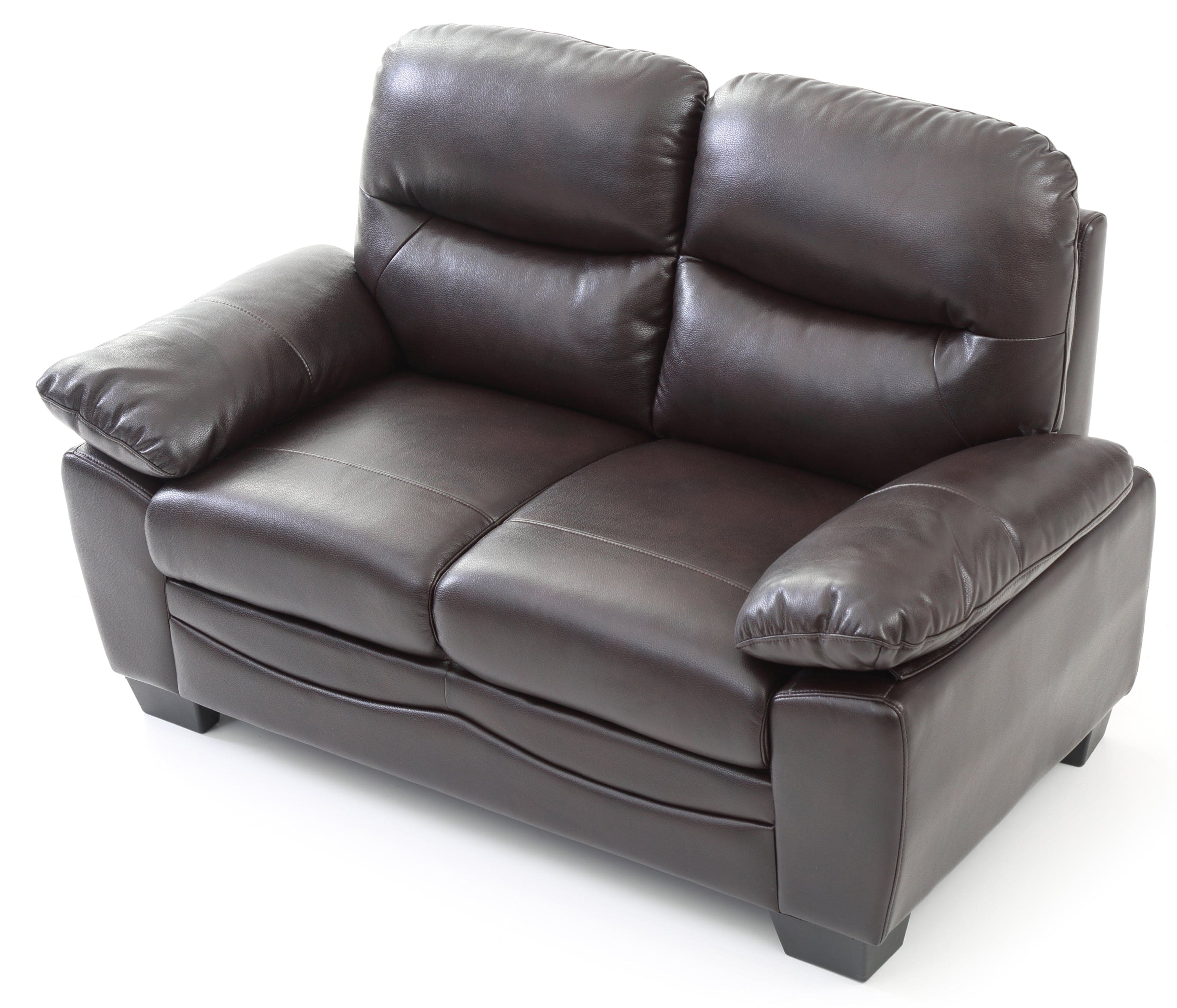 Glory Furniture Marta G674-L Loveseat , DARK BROWN