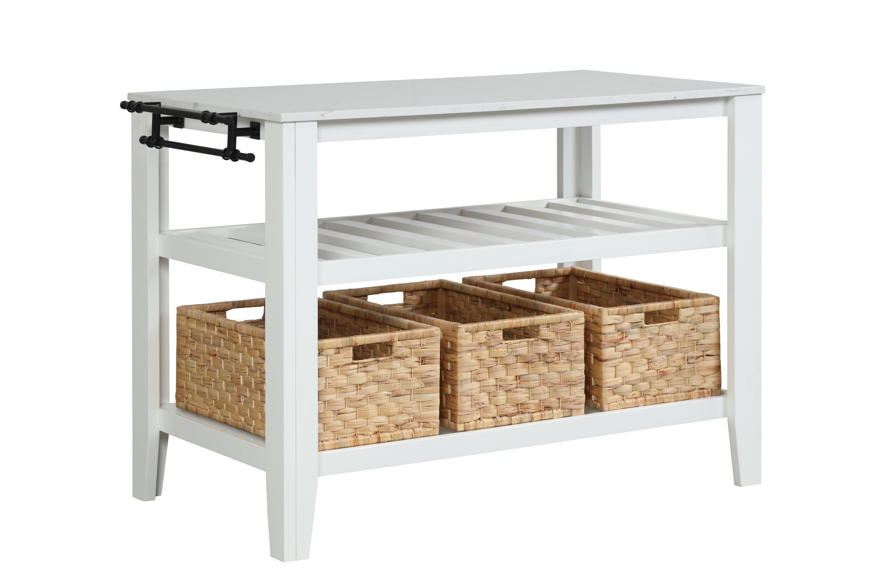 ACME Sezye Kitchen Island  in White Finish AC00395