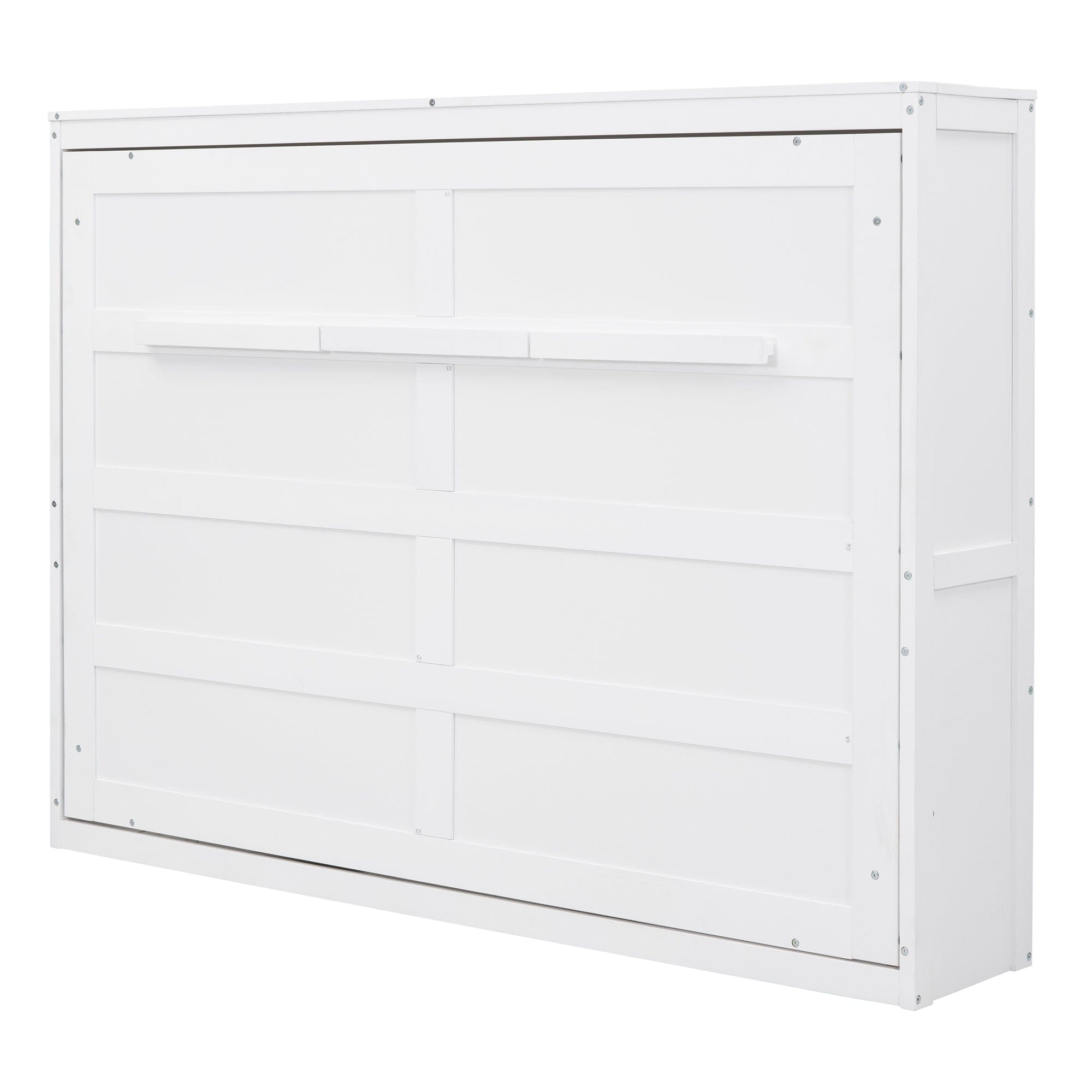 Full Size Murphy Bed Wall Bed,White