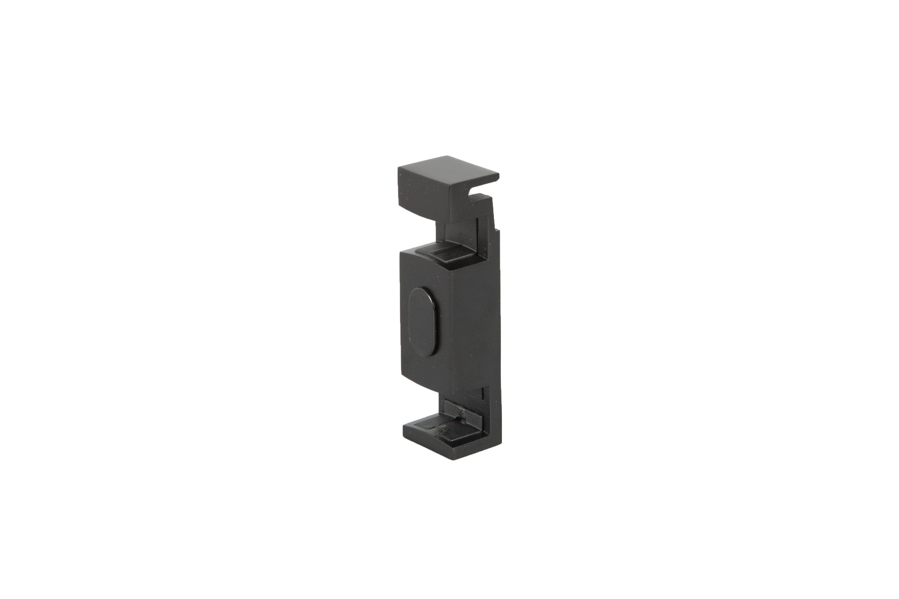 Sliding Shower Door Bumper And Guide in Matte Black 22D03P10MB