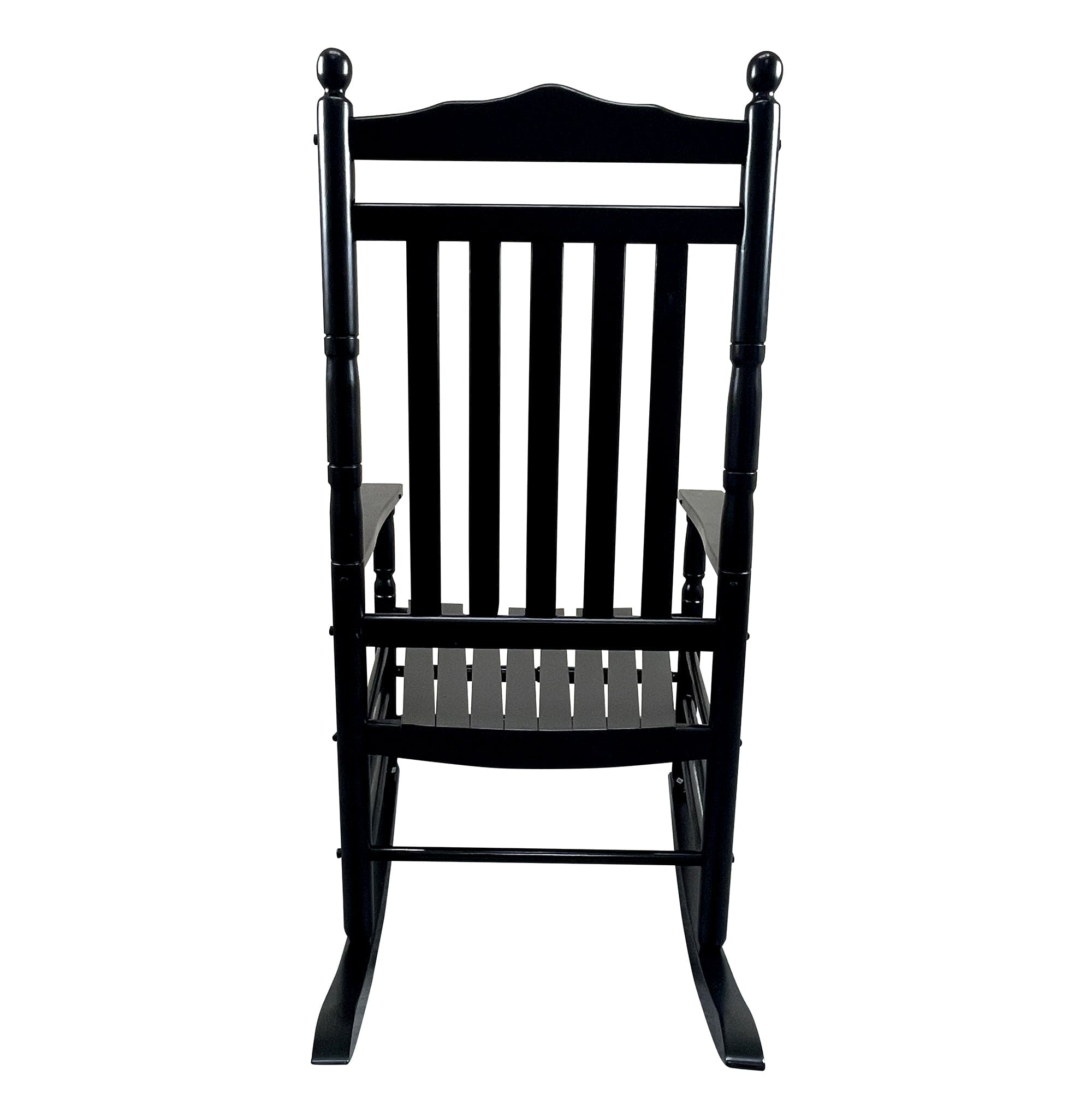 BALCONY PORCH ADULT ROCKING CHAIR-BLACK