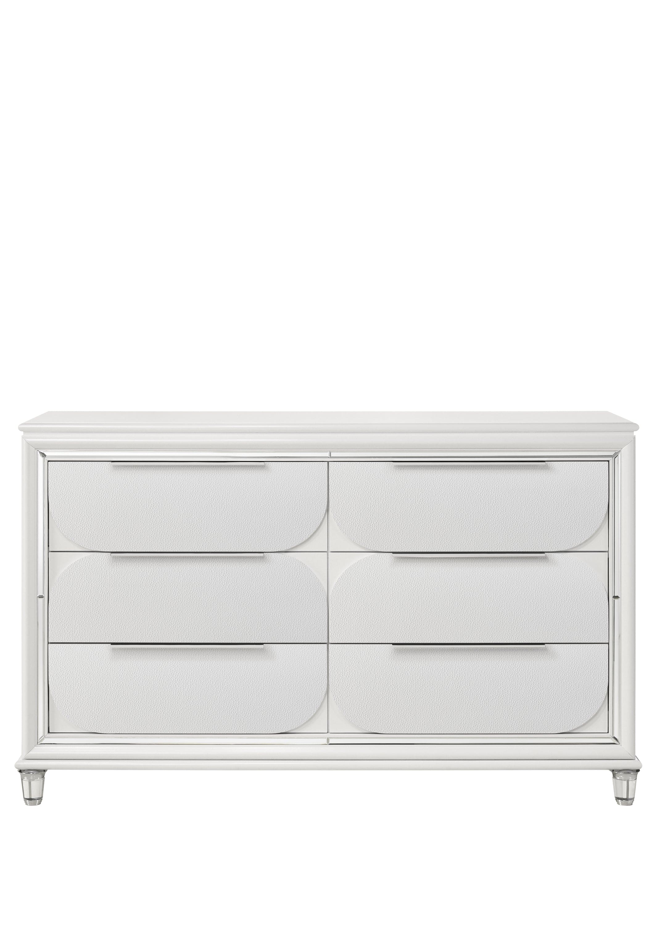 ACME Tarian Dresser, Pearl White Finish BD02320