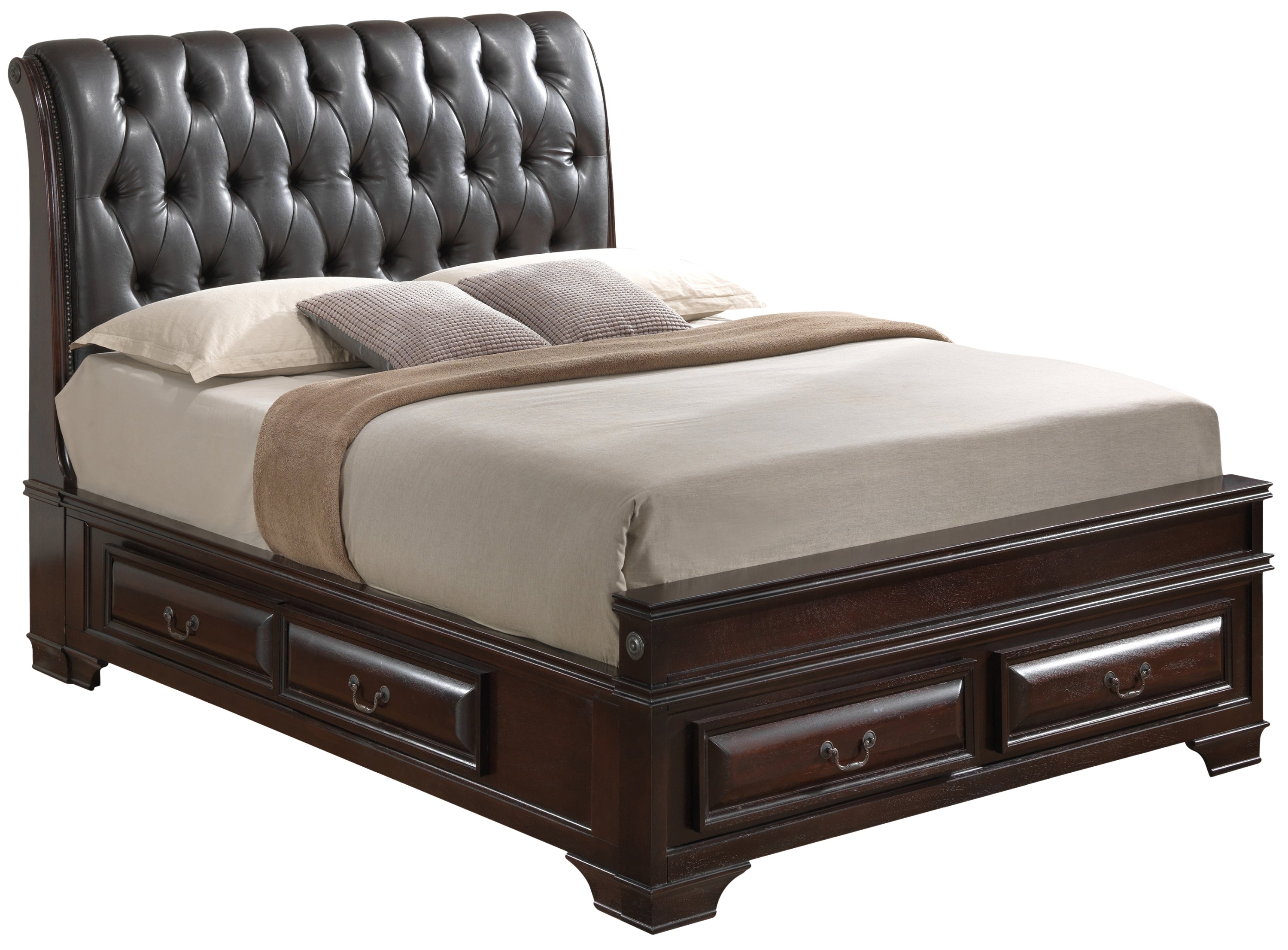 Glory Furniture LaVita G8875E-FB5 Full Storage bed , Cappuccino