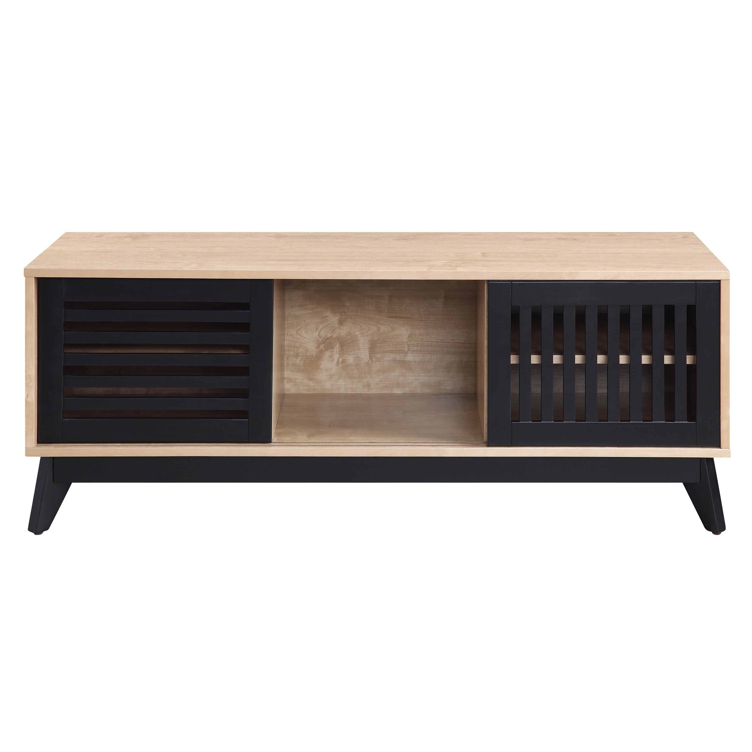 ACME Gamaliel TV Stand in Oak & Espresso Finish LV00858