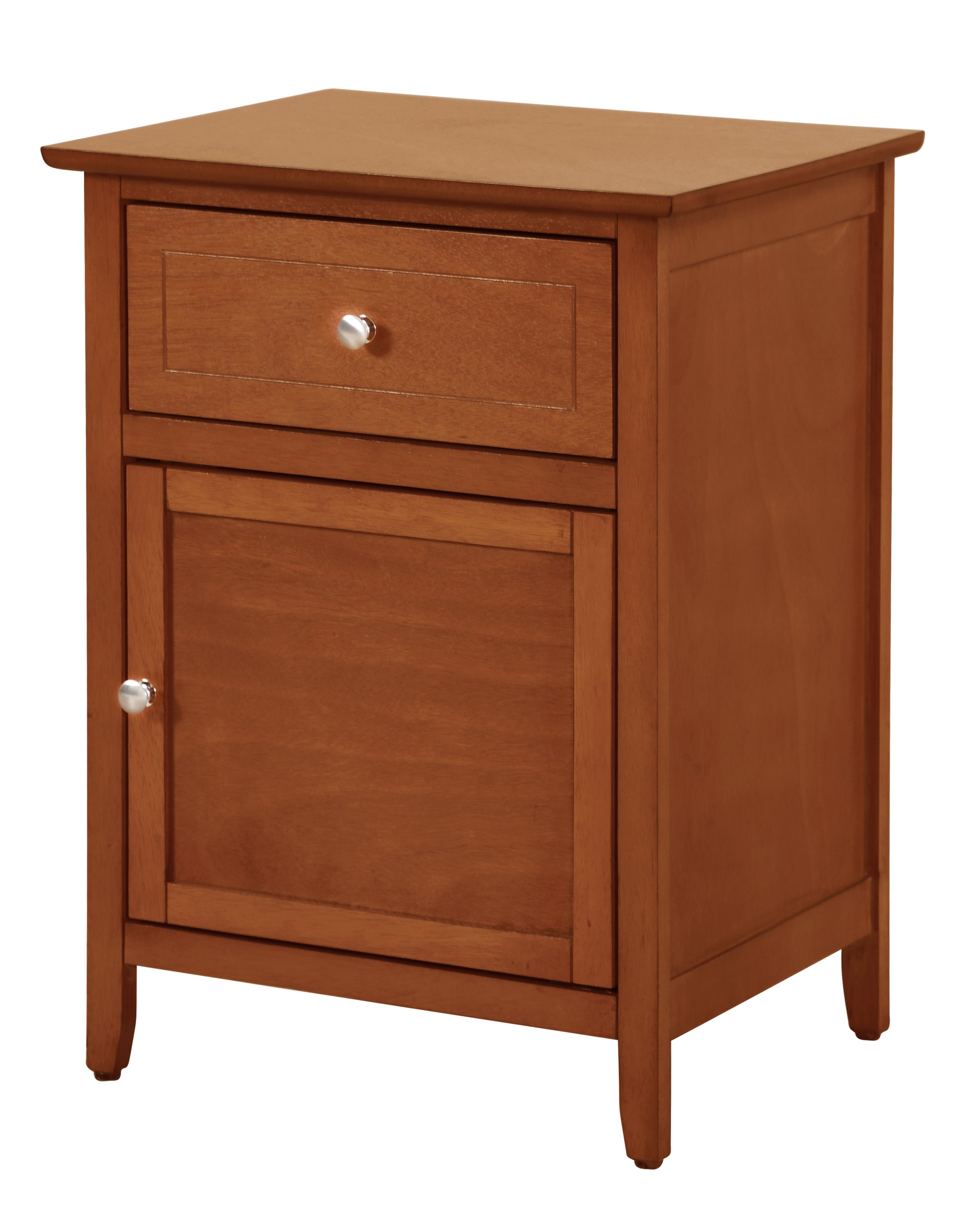 Glory Furniture Izzy G1414-N-60 1 Drawer /1 Door Nightstand , Oak