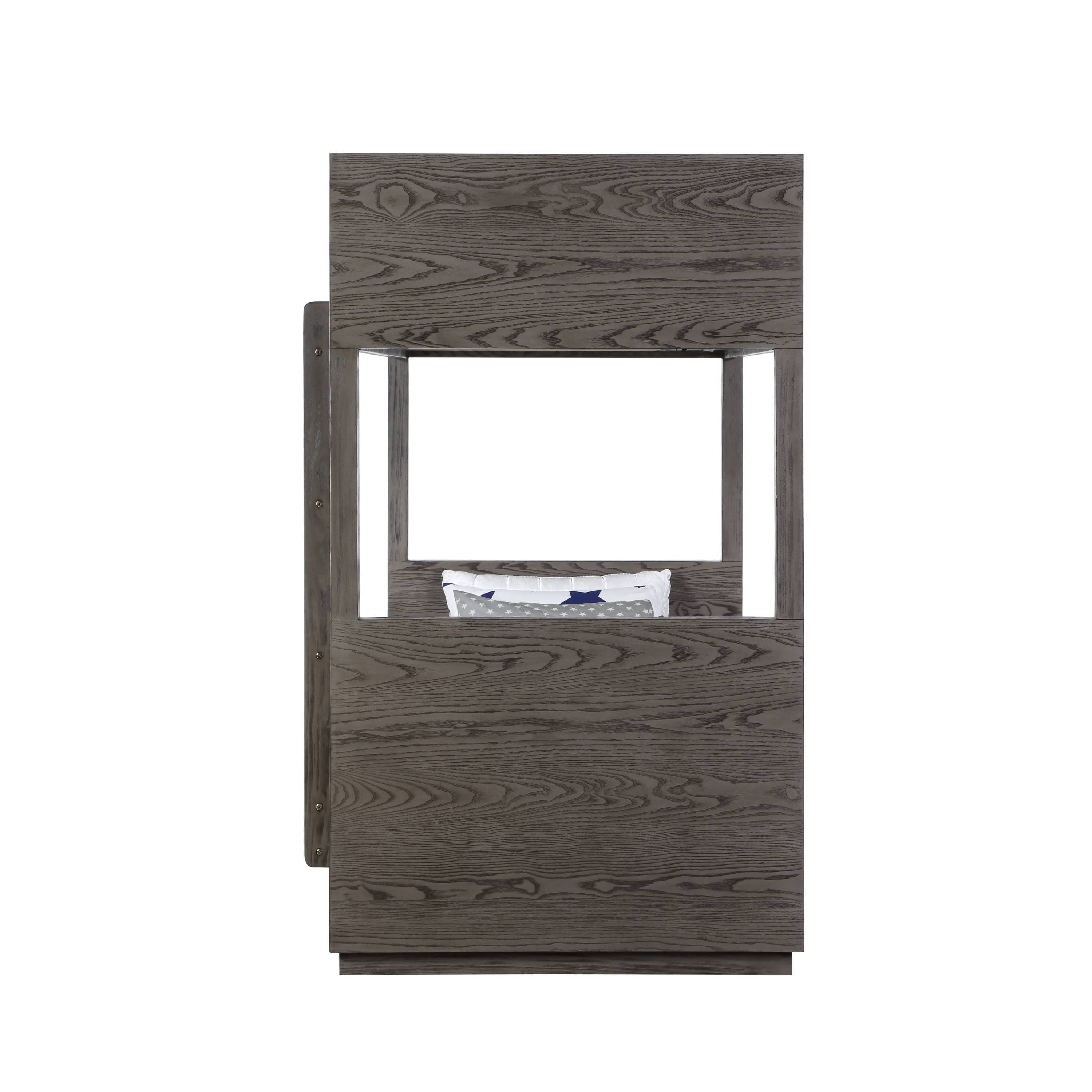 ACME Estevon T/T Bunk Bed in Gray Oak Finish BD00613