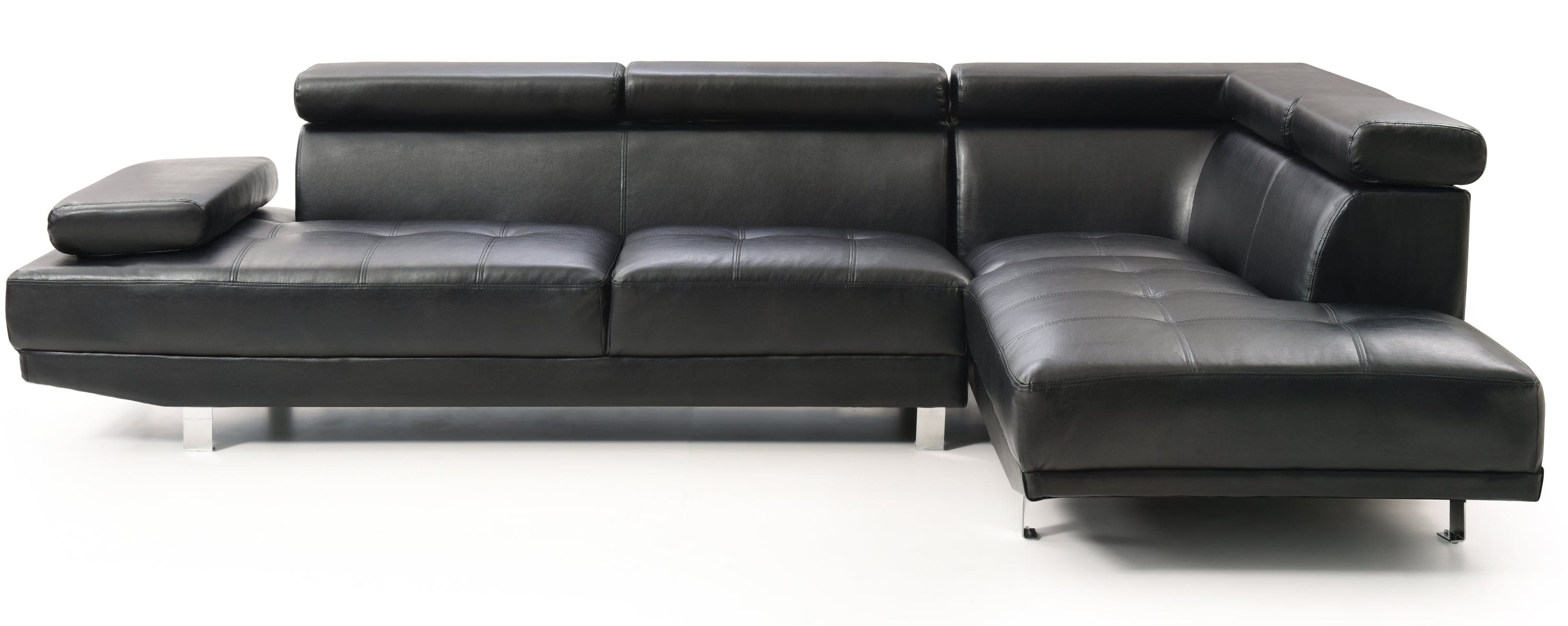 Glory Furniture Riveredge G448-SC Sectional  ( 2 Boxes) , BLACK