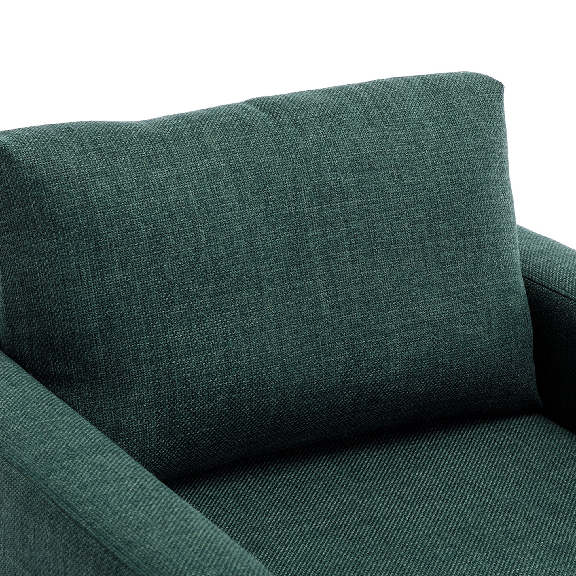 Single Seat Module Sofa Sectional Couch,Cushion Covers Non-removable and Non-Washable,Green