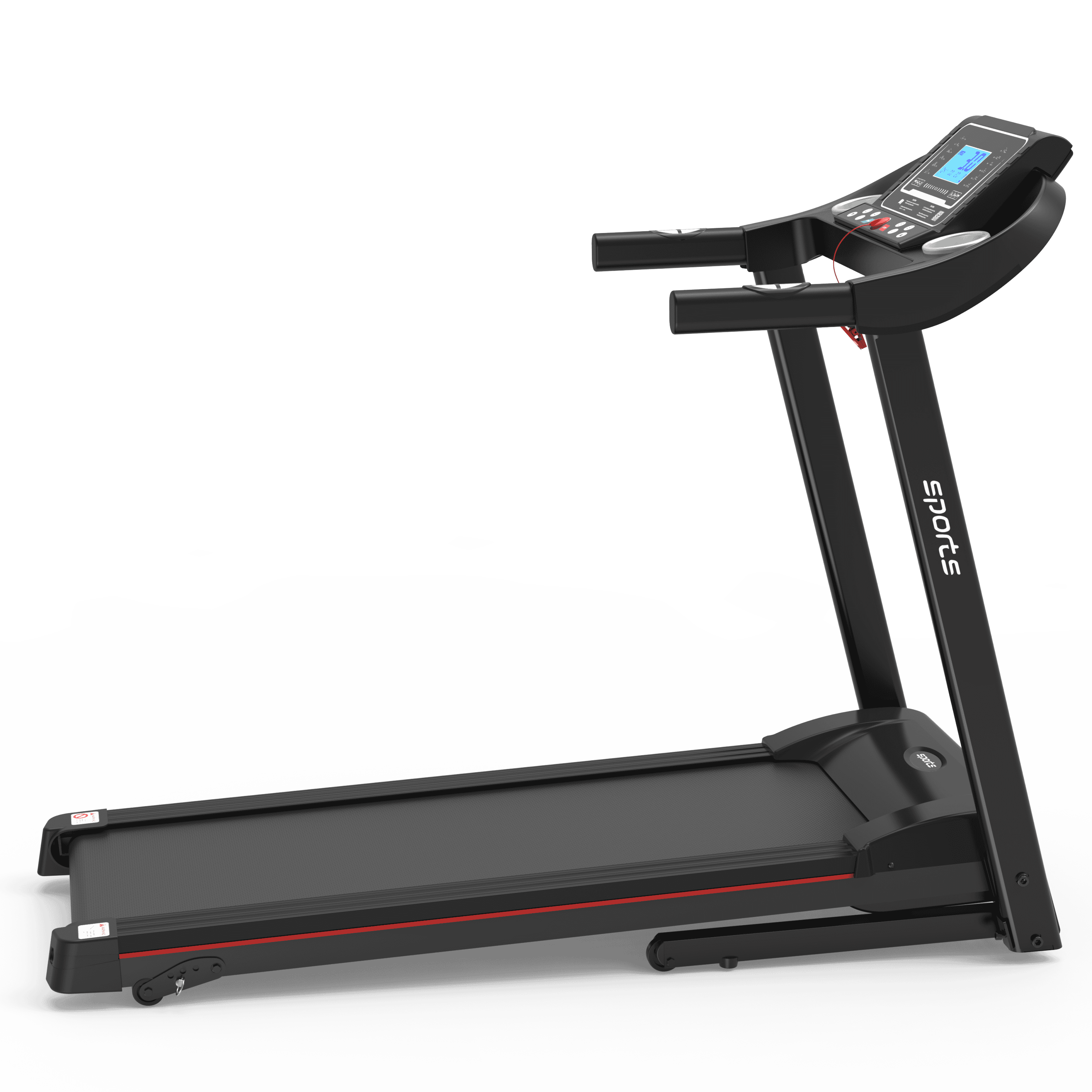 Fitshow App Home Foldable Treadmill with Incline, Folding Treadmill for Home Workout, Electric Walking Treadmill Machine 5" LCD Screen 250 LB Capacity Bluetooth Music