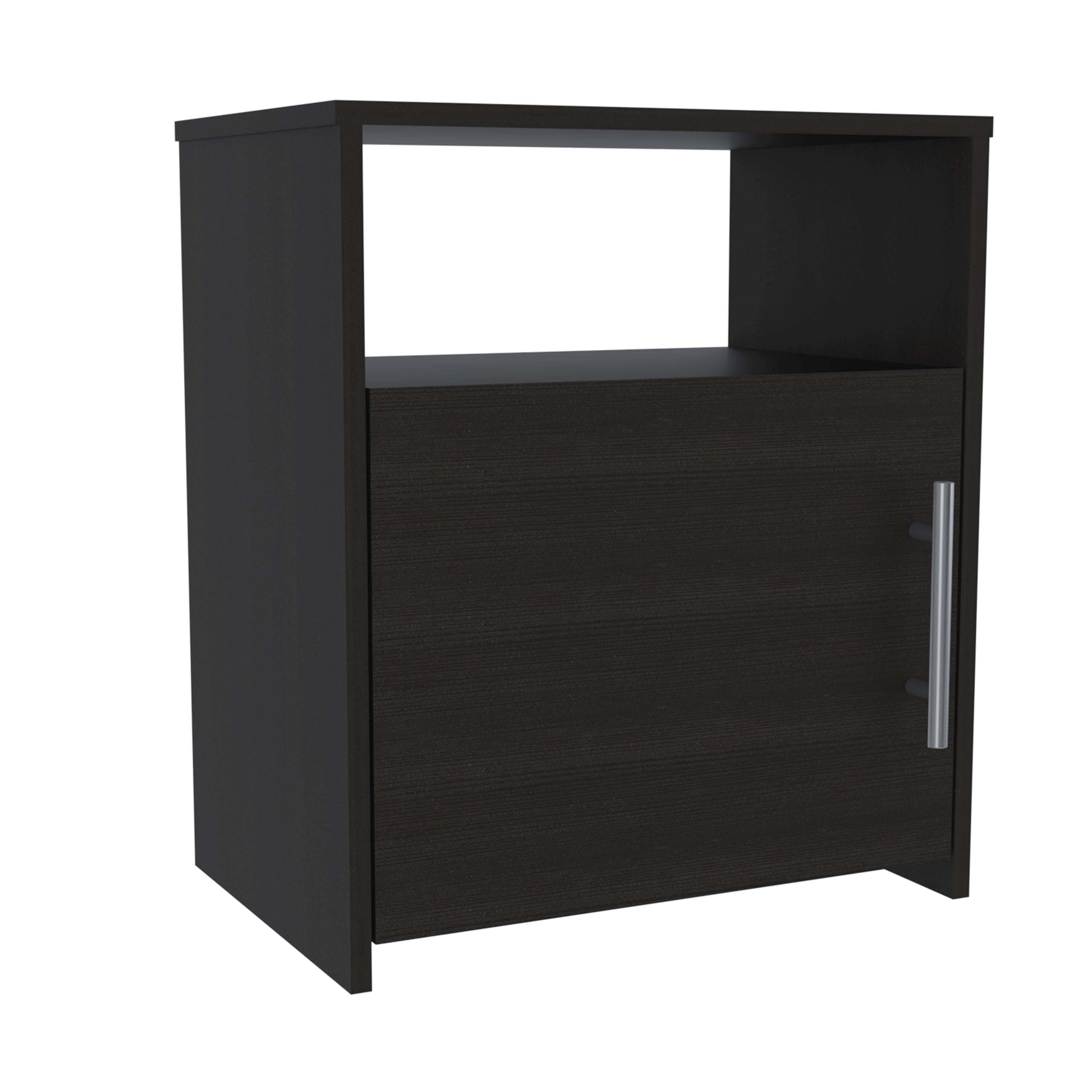 Omaha 3 Piece Bedroom Set, Kairo Dresser + Omaha Nightstand + Omaha Nightstand, Black