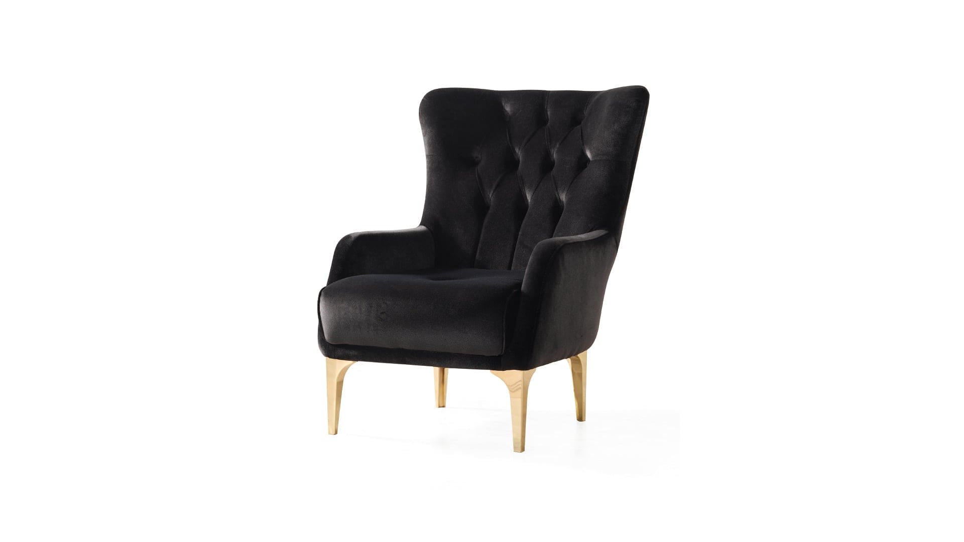 Lust Modern Style Chair  in Black