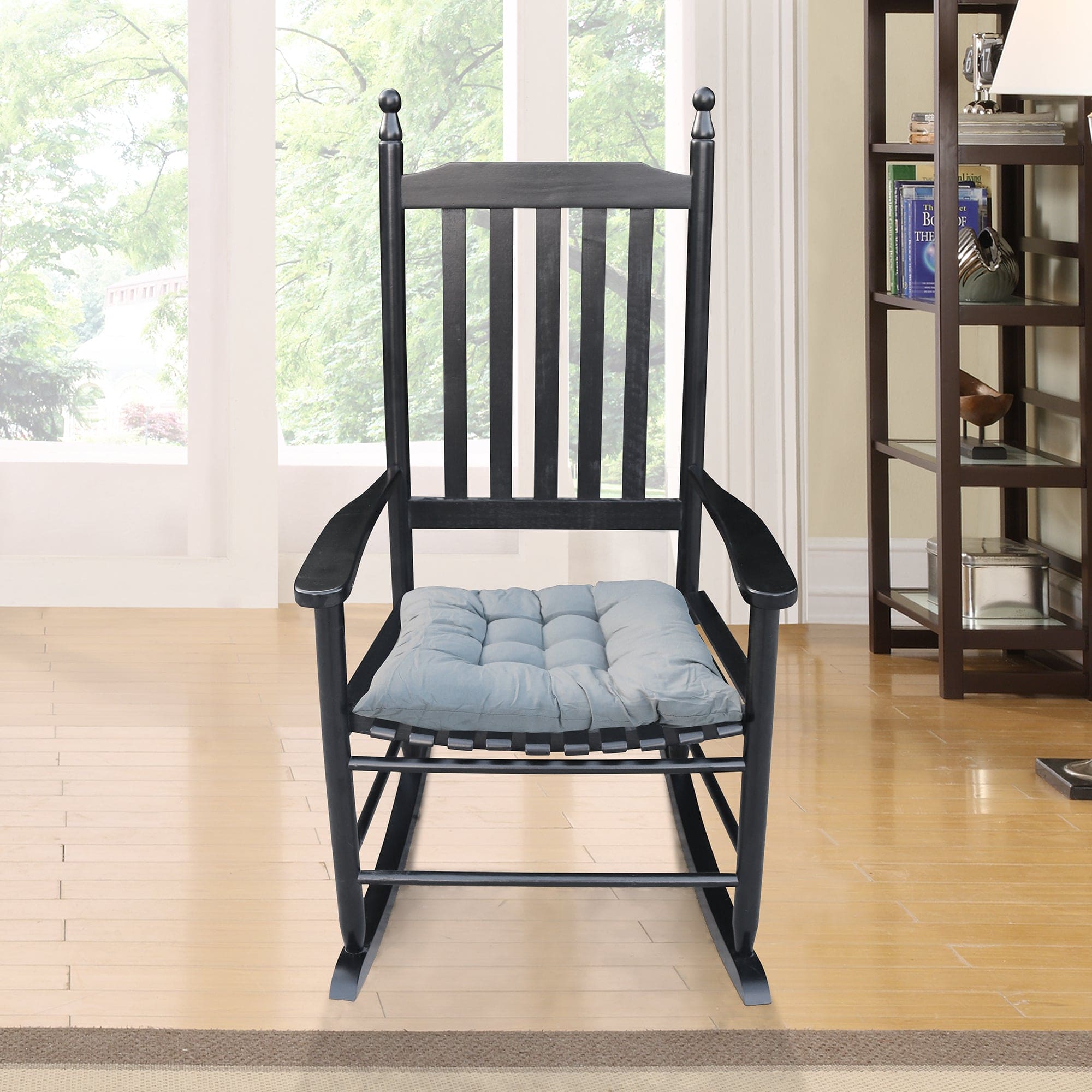 wooden porch rocker chair  BLACK