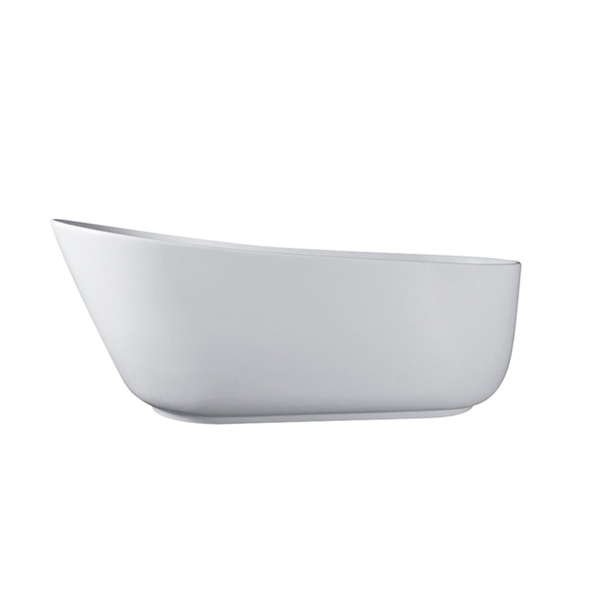 67-inch solid surface stone resin oval shape soaking bathtub with overflow for the bathroom