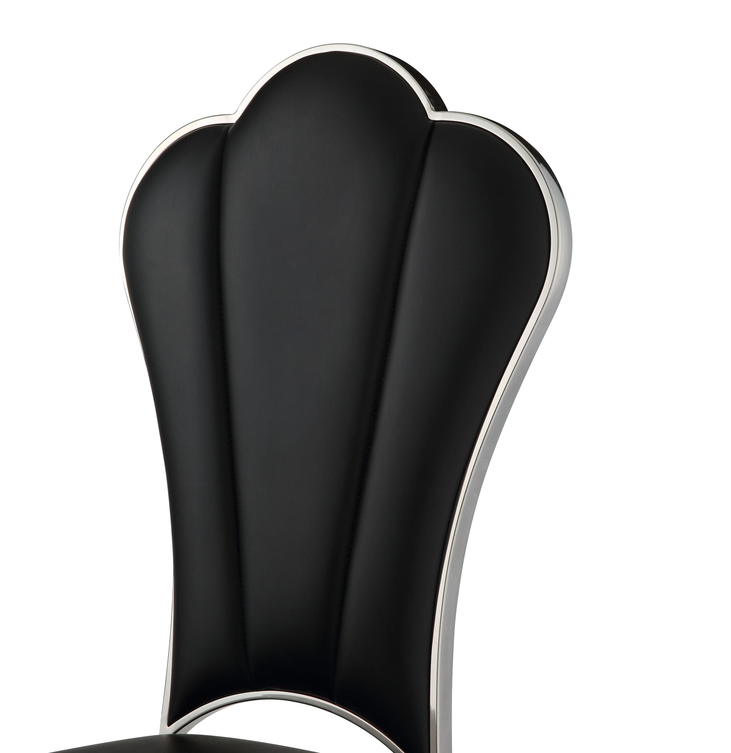 ACME Cyrene Side Chair (Set-2) in Black  DN00927