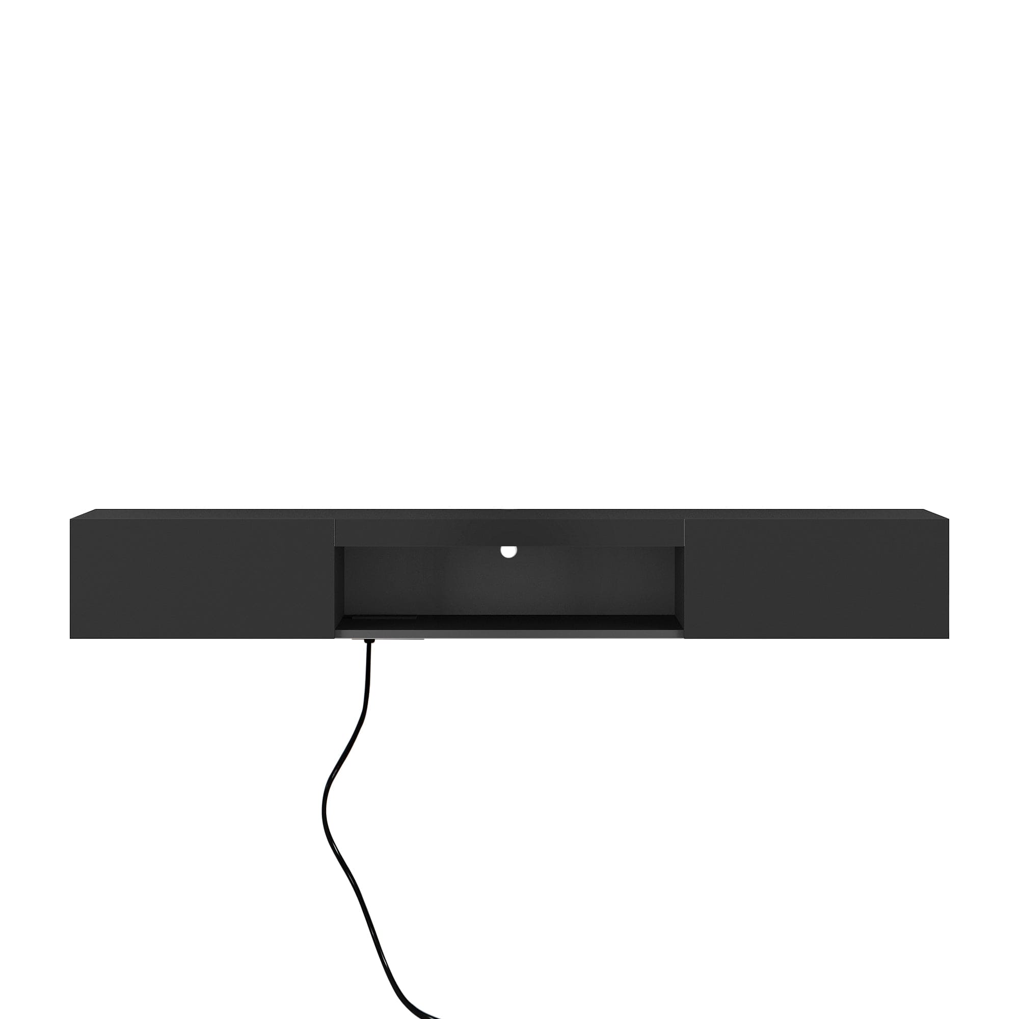 Wall Mounted Floating 65" TV Stand with 16 Color LEDs