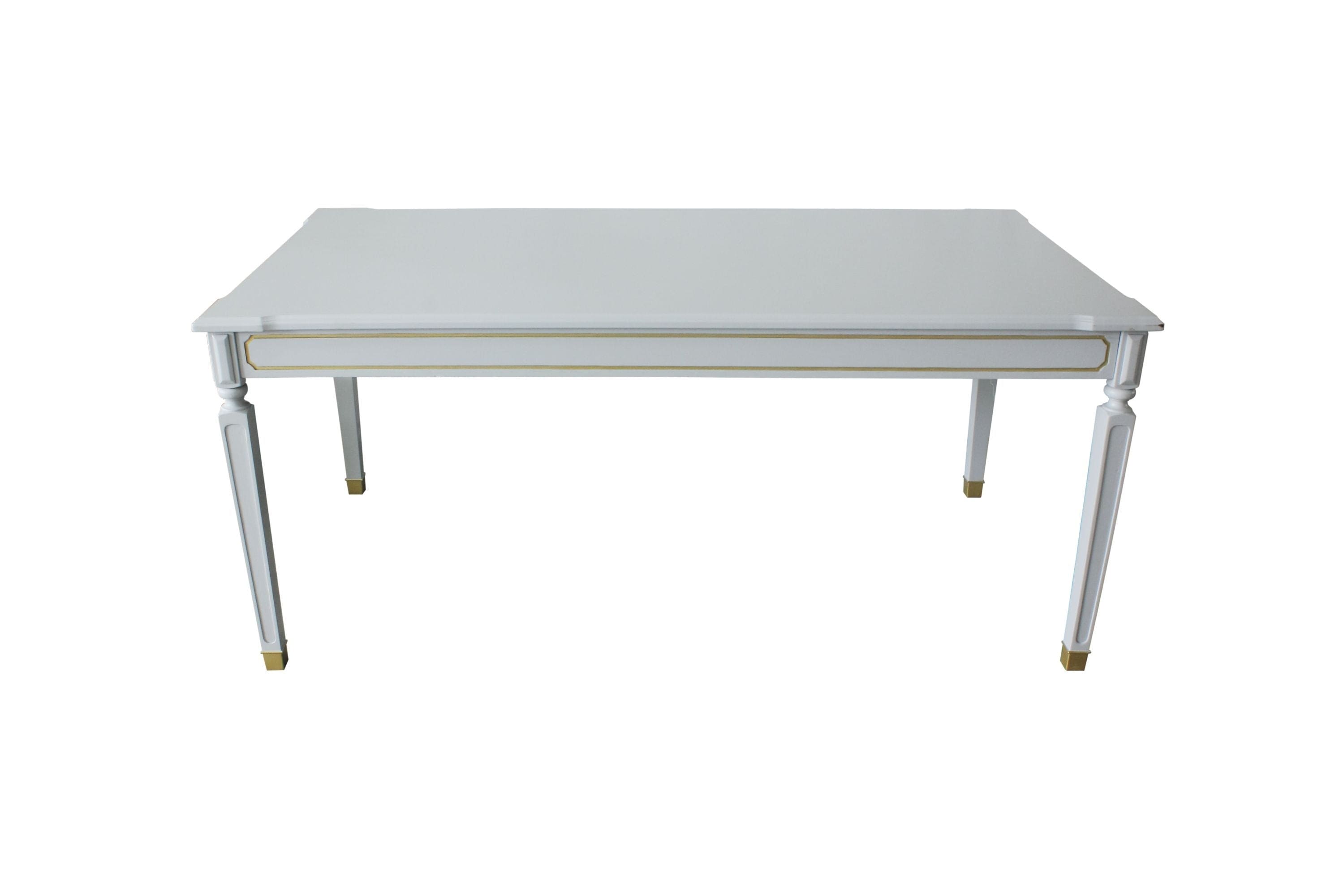 ACME House Marchese Dining Table, Pearl Gray Finish 68860