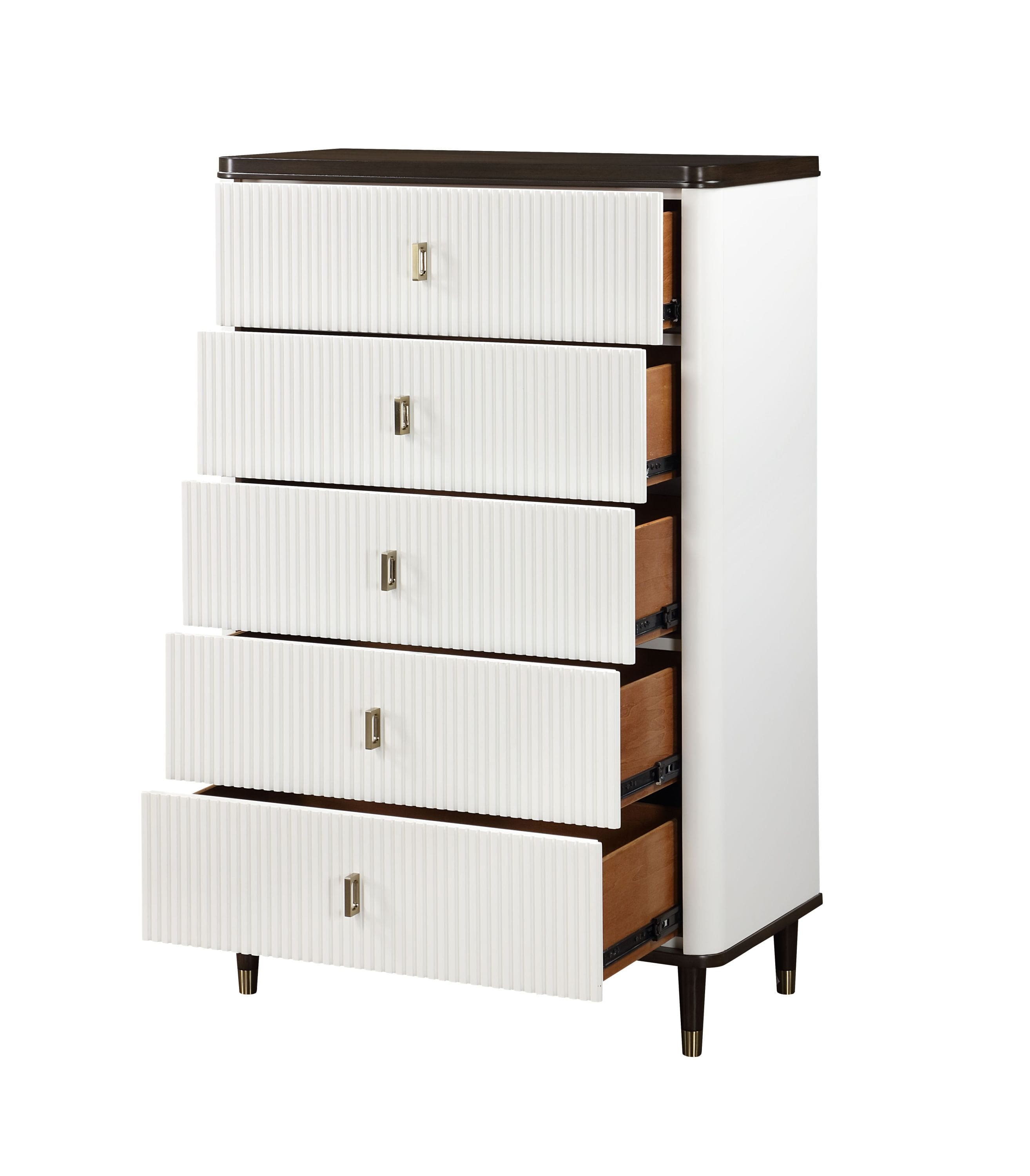 ACME Carena Chest, White & Brown Finish BD02031