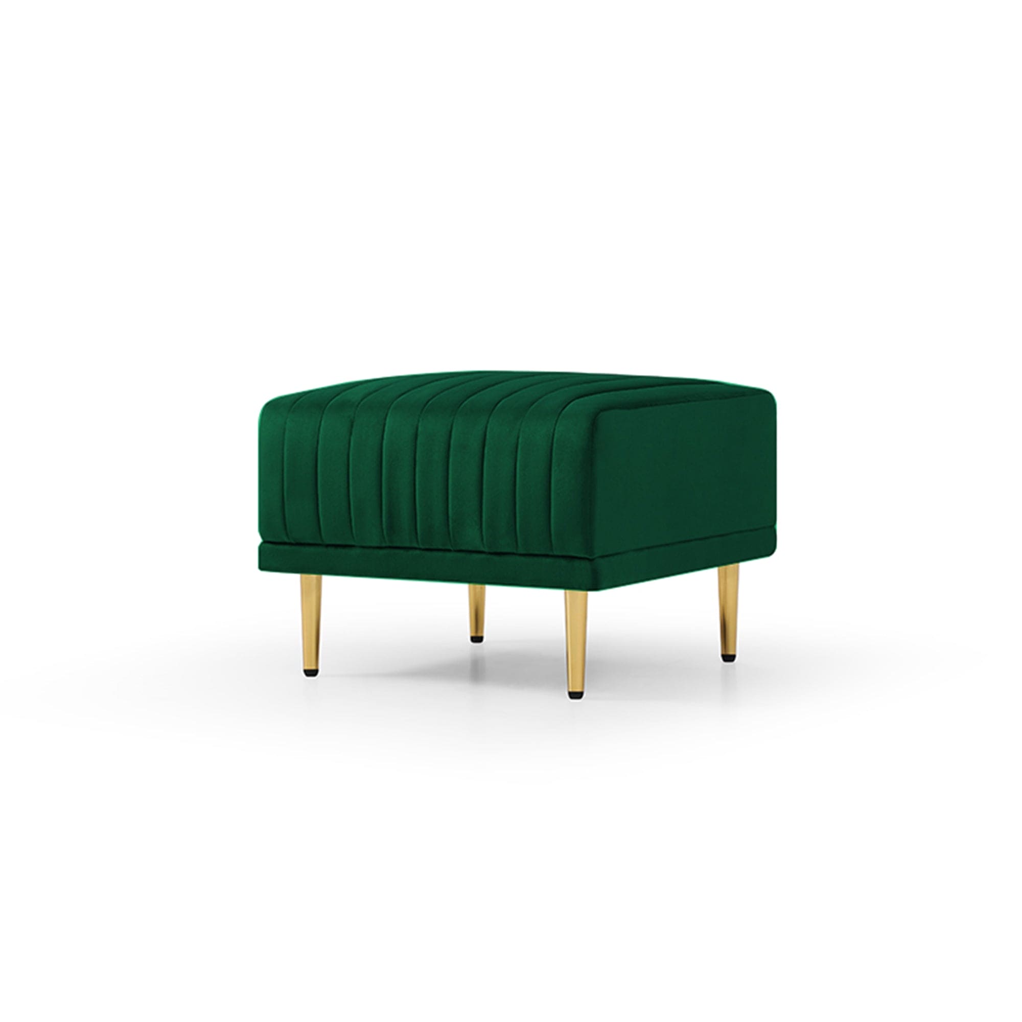 Modern Accent Chair Roll Arm Fabric Chairs, Contemporary Leisure Side Chair, Armchair for Living Room or Bedroom with Metal Legs, Upholstered Single Sofa Club Chair Green