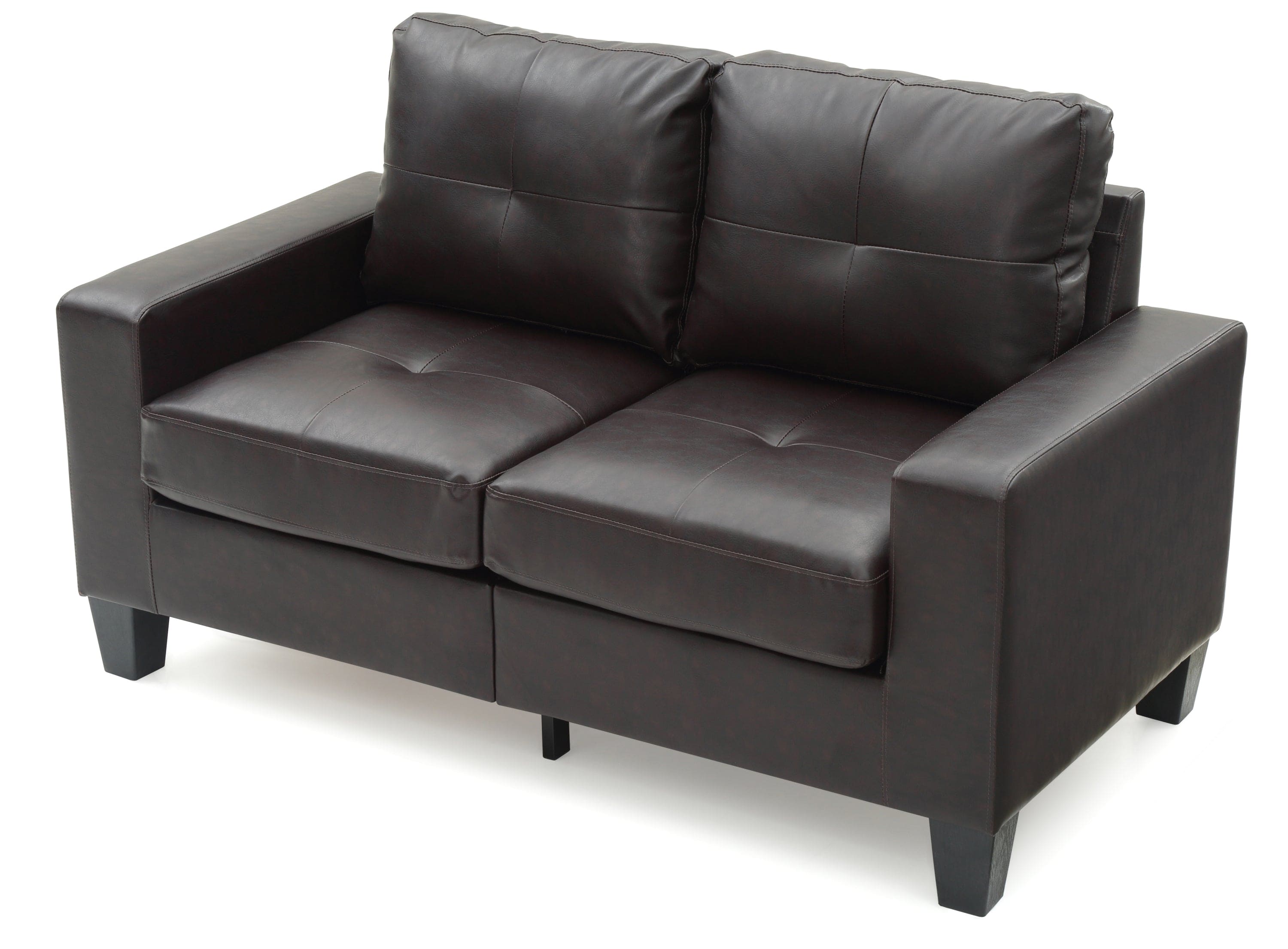 Glory Furniture Newbury G464A-L Newbury Modular Loveseat , DARK BROWN