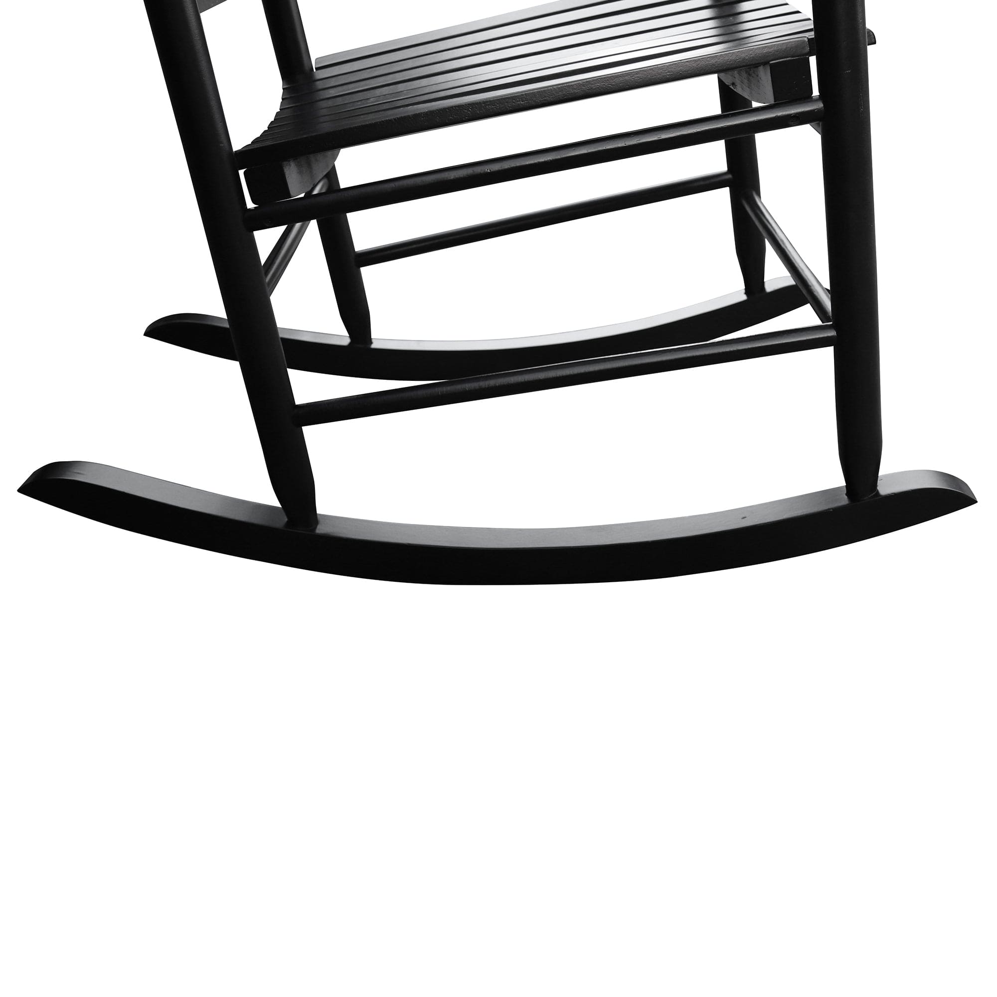 wooden porch rocker chair  BLACK