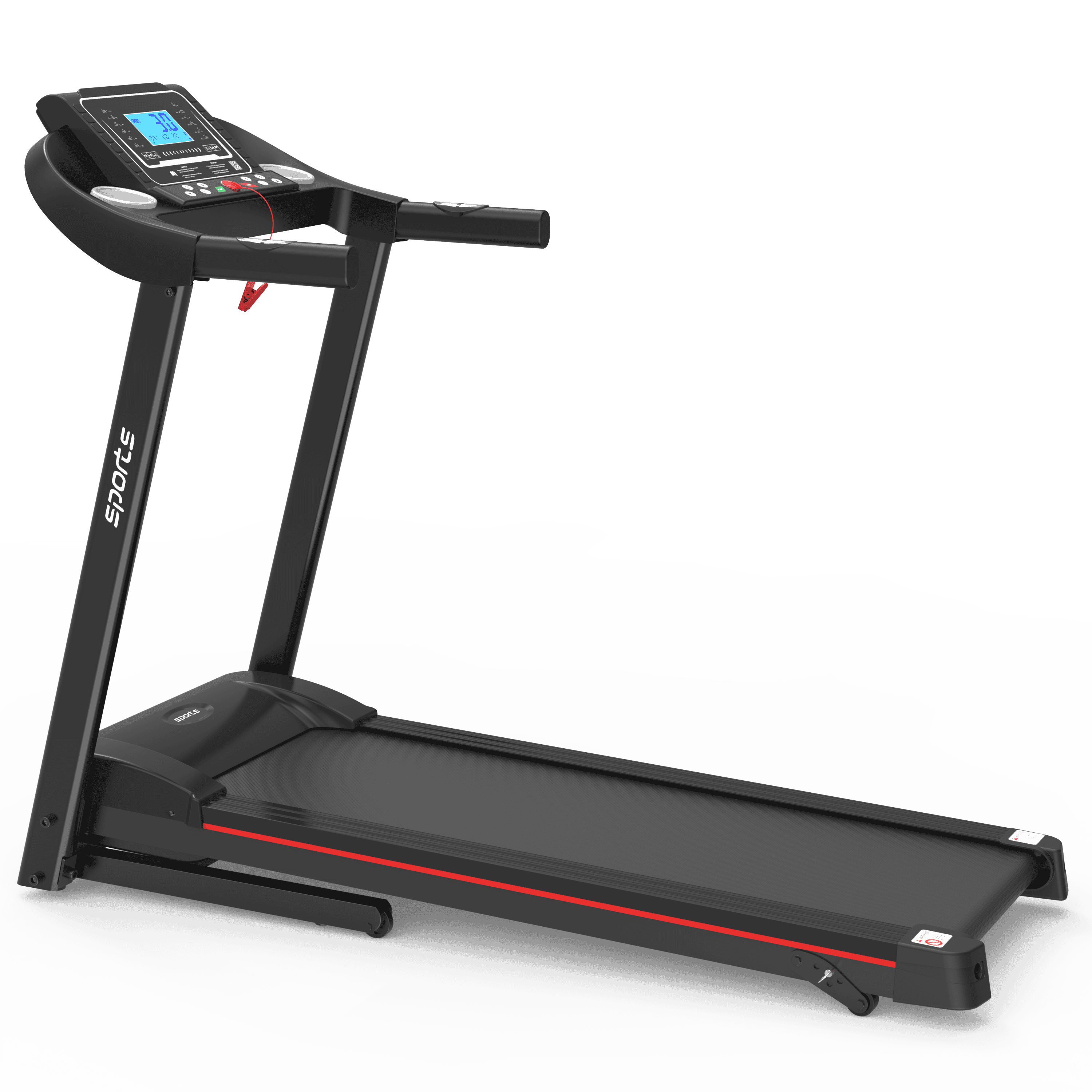 Fitshow App Home Foldable Treadmill with Incline, Folding Treadmill for Home Workout, Electric Walking Treadmill Machine 5" LCD Screen 250 LB Capacity Bluetooth Music