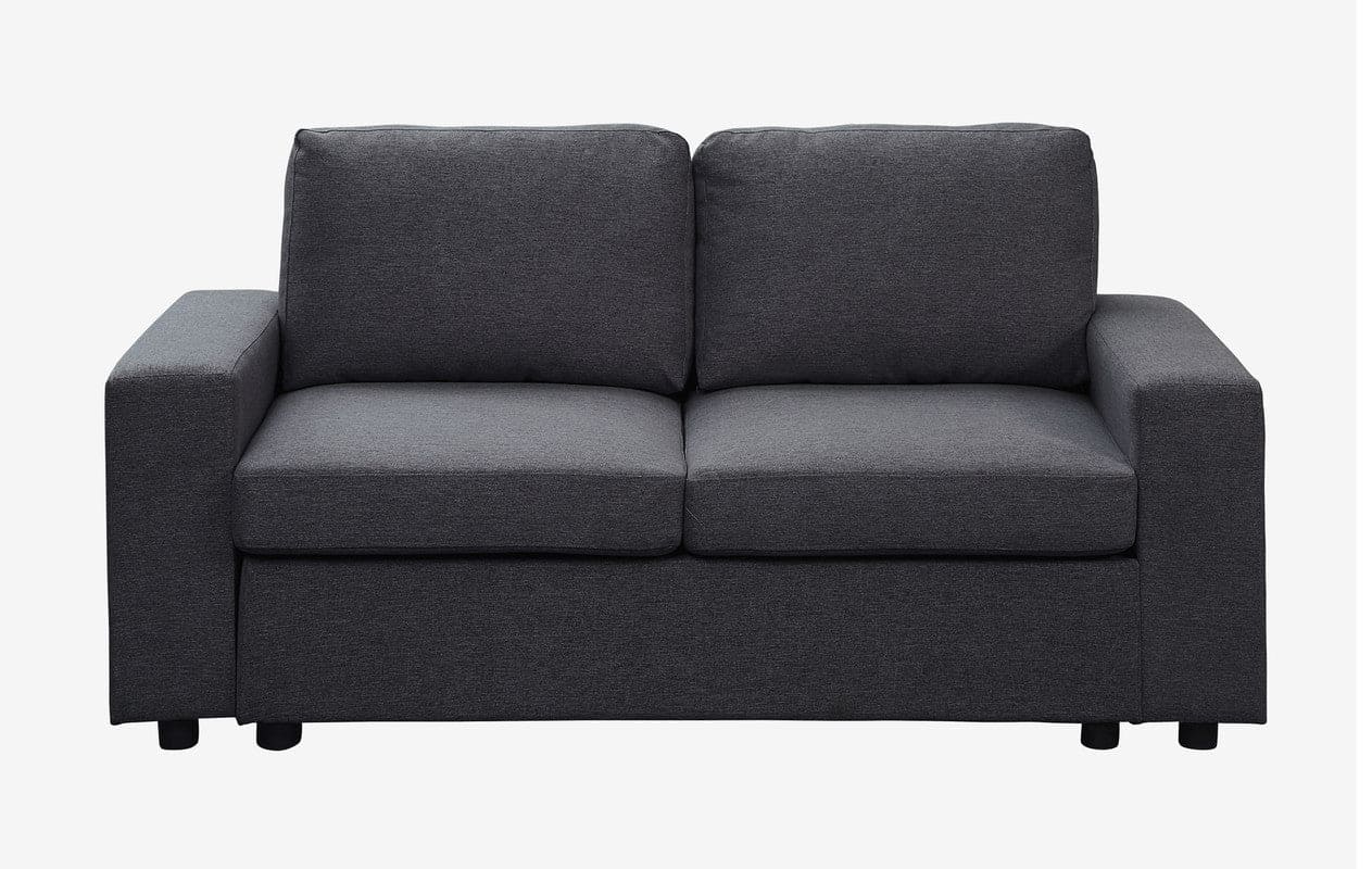 Winter Loveseat in Dark Gray Linen