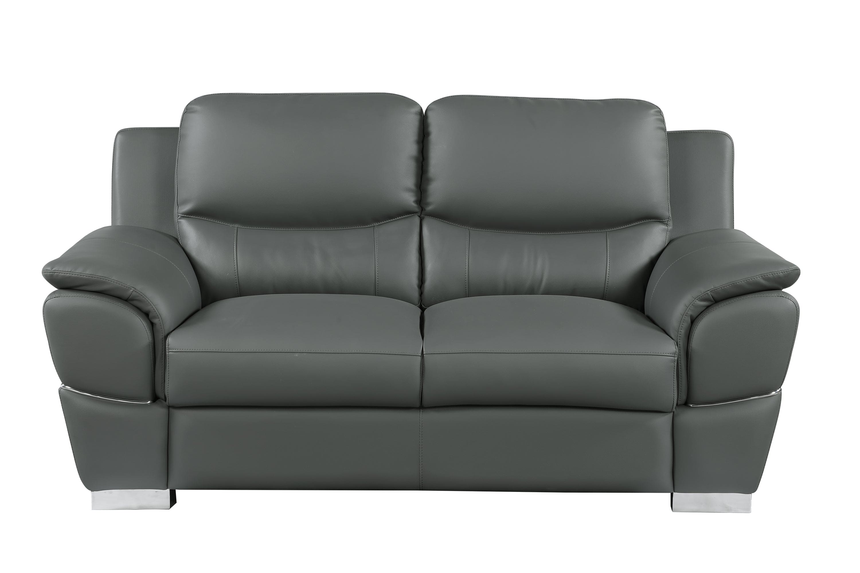 Genuine Leather Loveseat