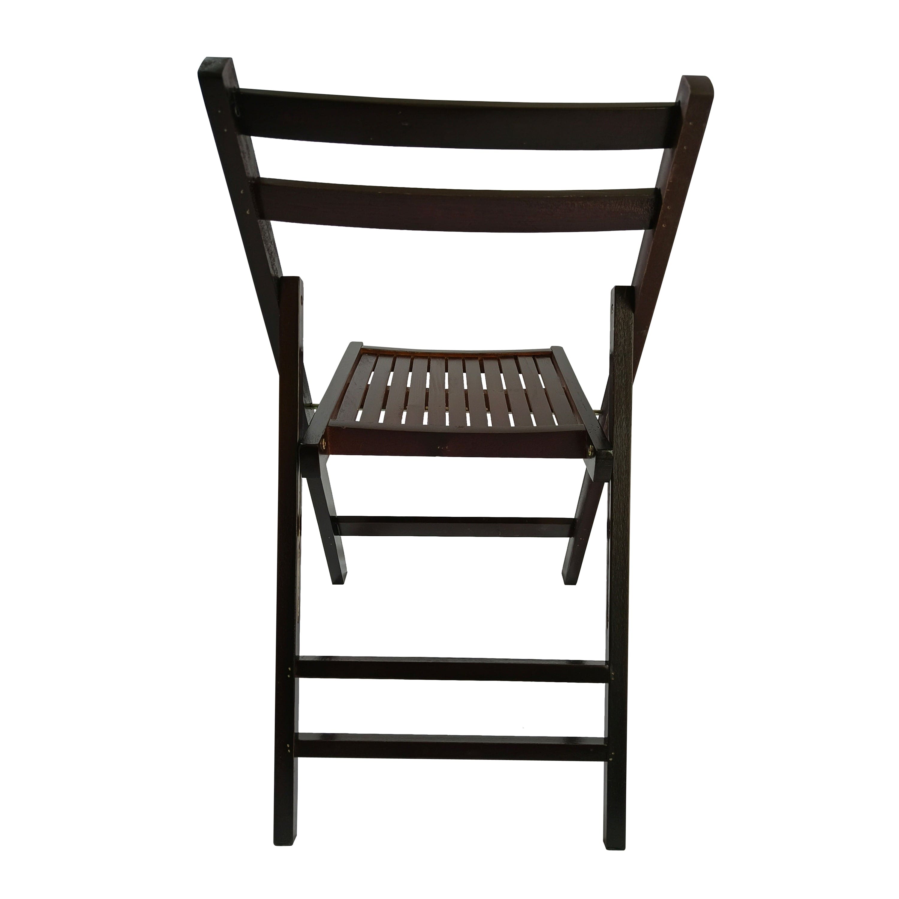 Furniture Slatted Wood Folding Special Event Chair - Cherry, Set of 4, FOLDING CHAIR, FOLDABLE STYLE