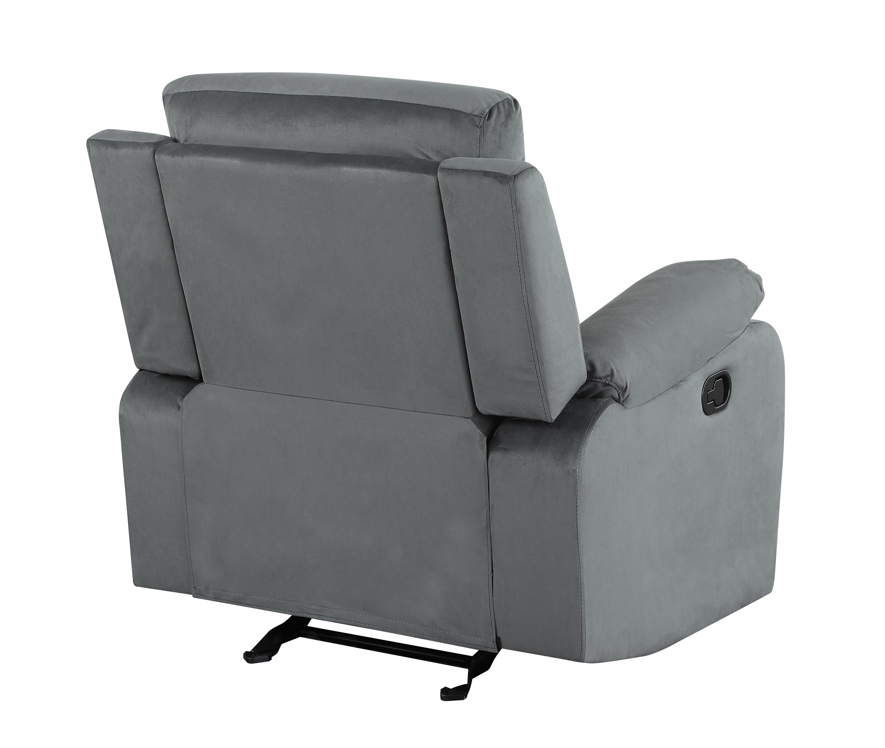 Global United Reclining Transitional Microfiber Fabric Chair