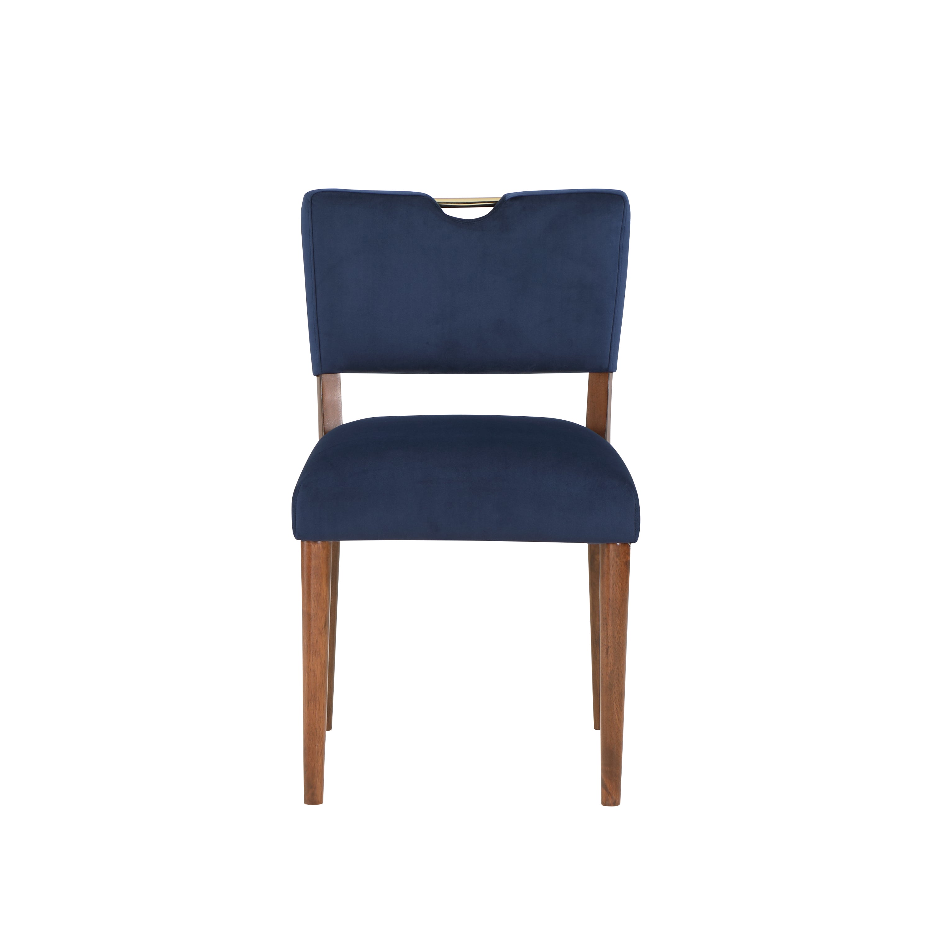 Bryson Navy Blue Velvet Dining Chair - Set of 2