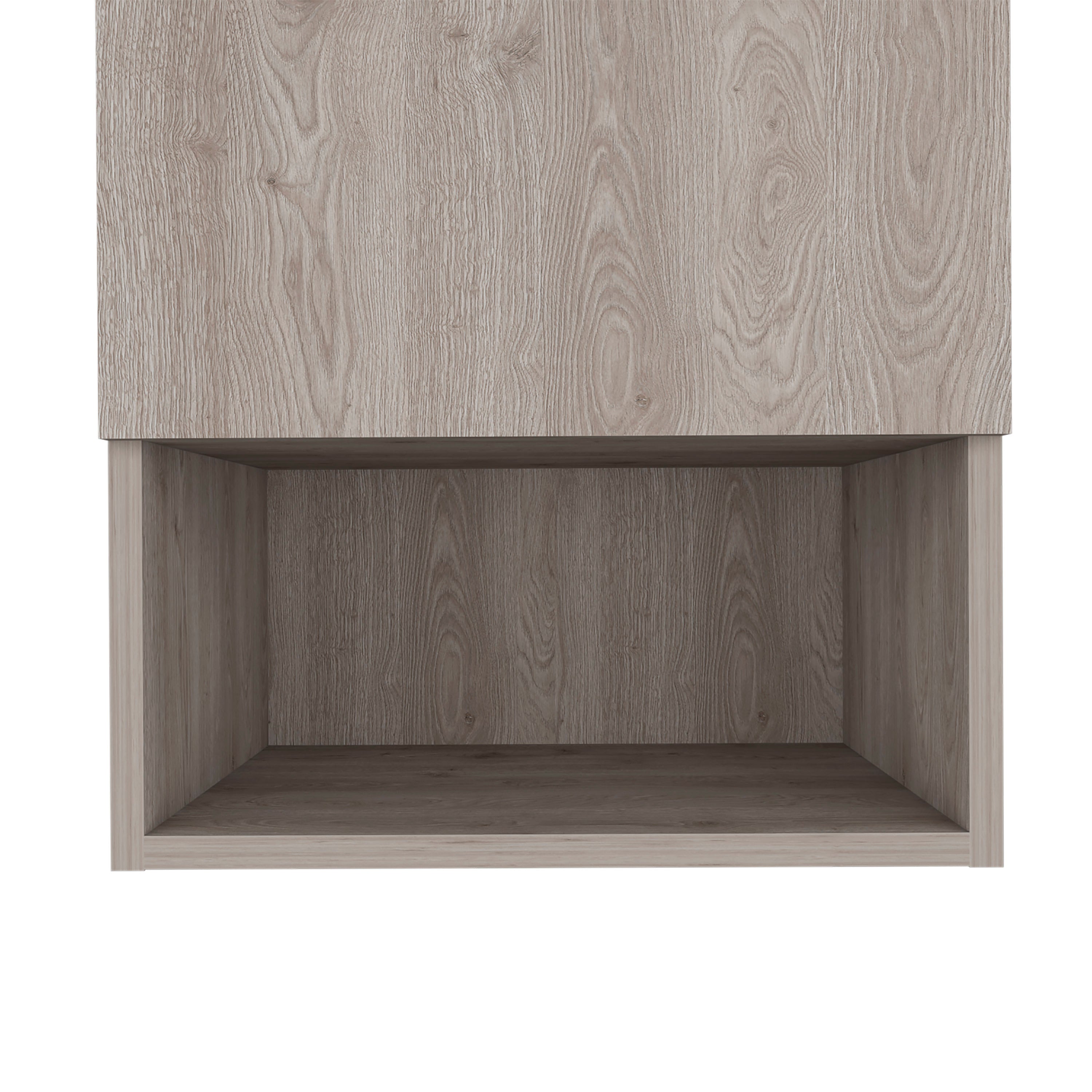 Medicine Cabinet Porto, Two Internal Shelves, Light Gray Finish