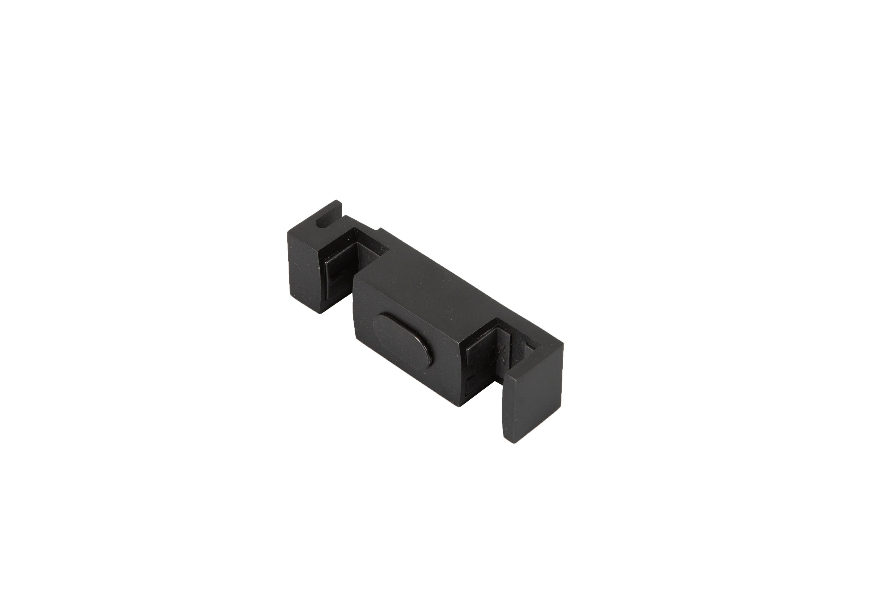 Sliding Shower Door Bumper And Guide in Matte Black 22D03P10MB