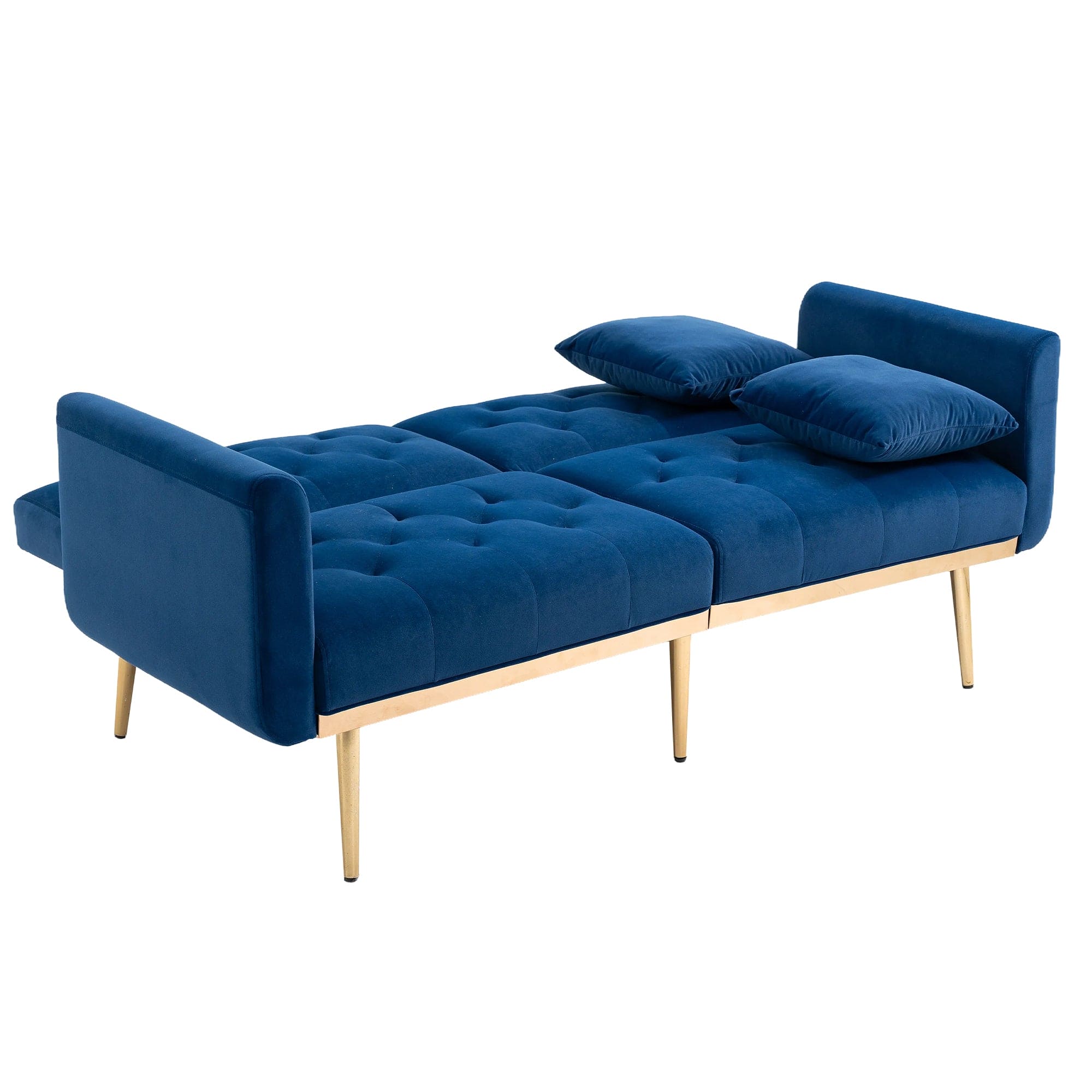 COOLMORE  Velvet  Sofa , Accent sofa .loveseat sofa with metal  feet