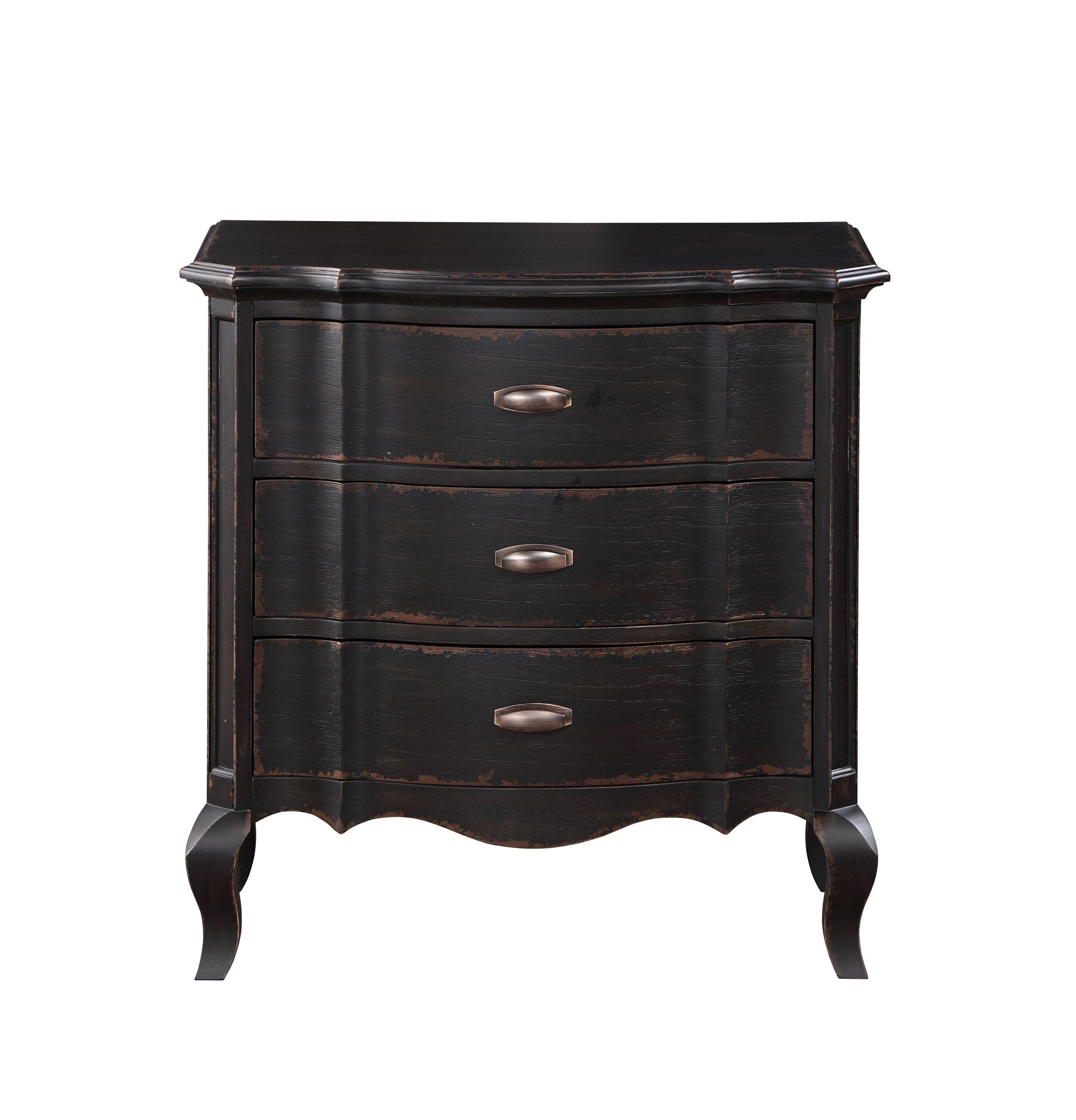 ACME Chelmsford Nightstand, Black Antique Finish BD02297