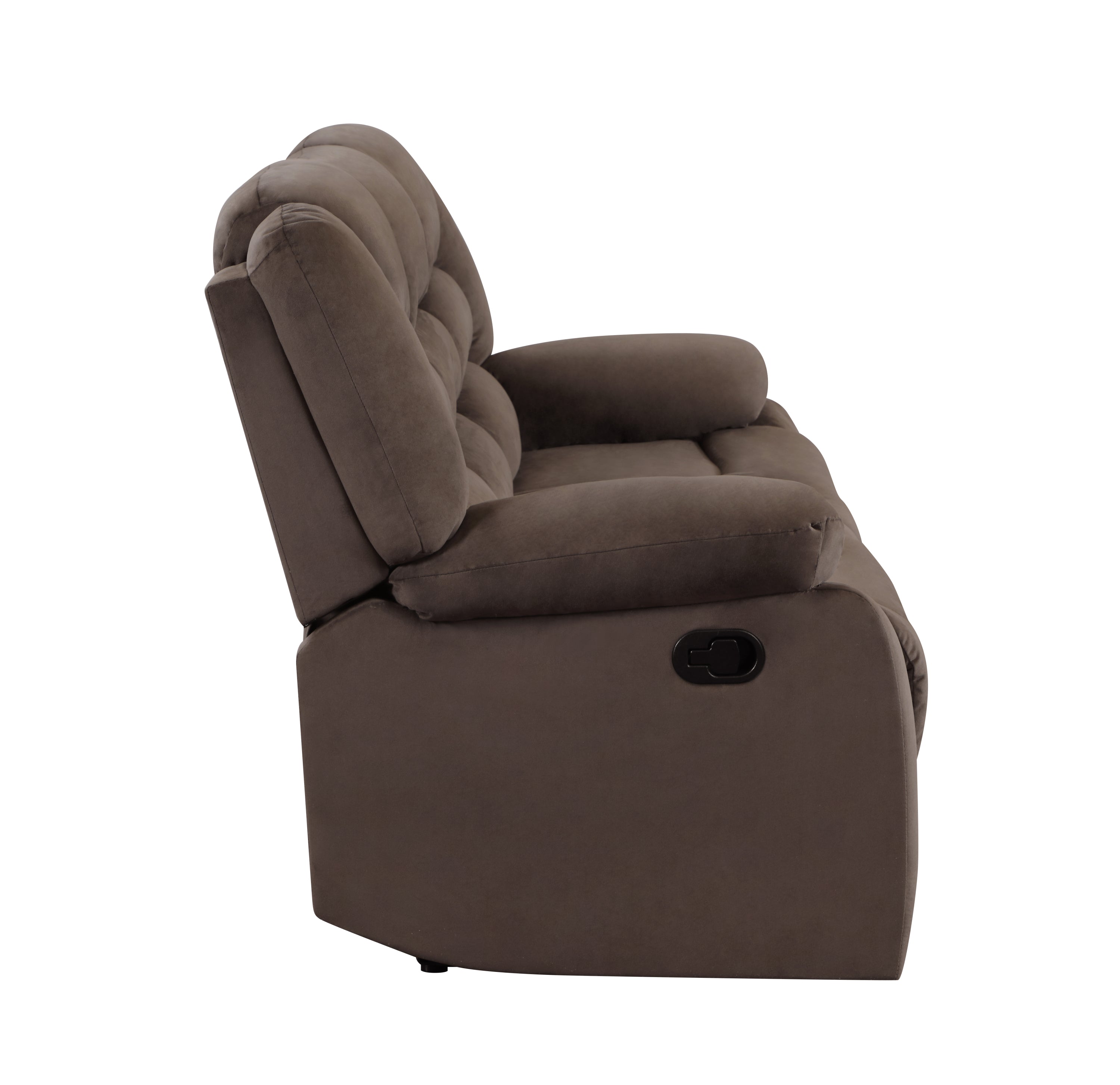 Global United Transitional Microfiber Fabric Recliner Chair