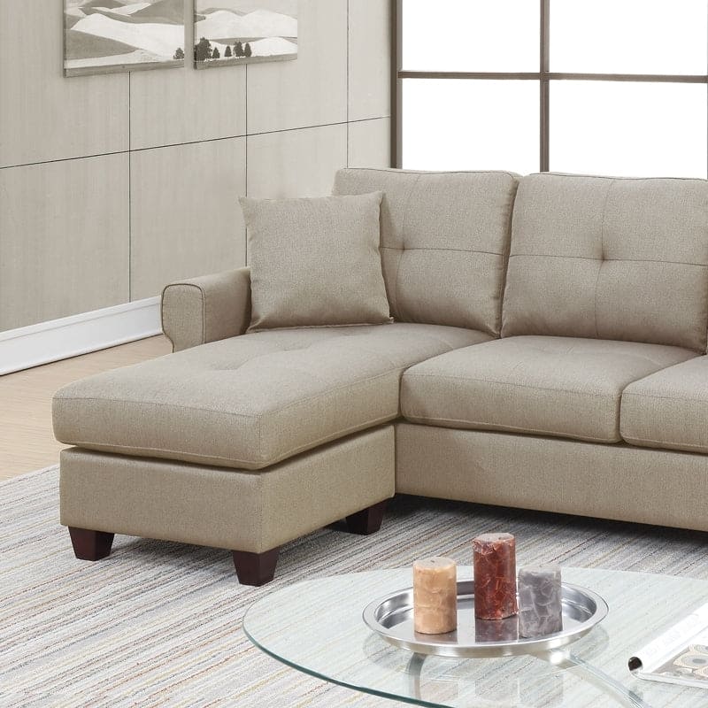 2-PCS SECTIONAL in Beige