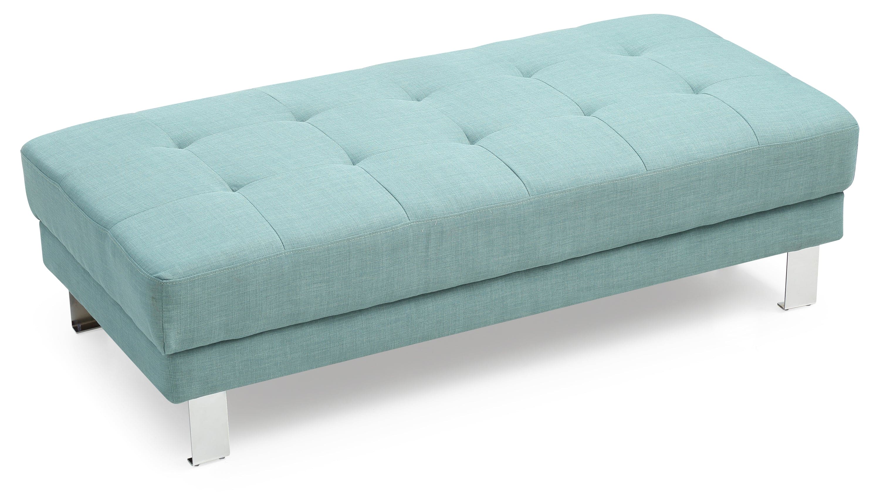 Glory Furniture Riveredge G453-O Milan Ottoman , TEAL