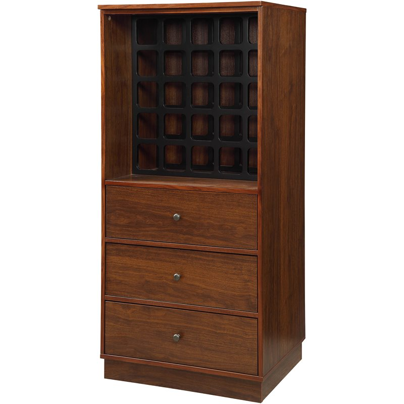 ACME Wiesta Wine Cabinet in Walnut 97542