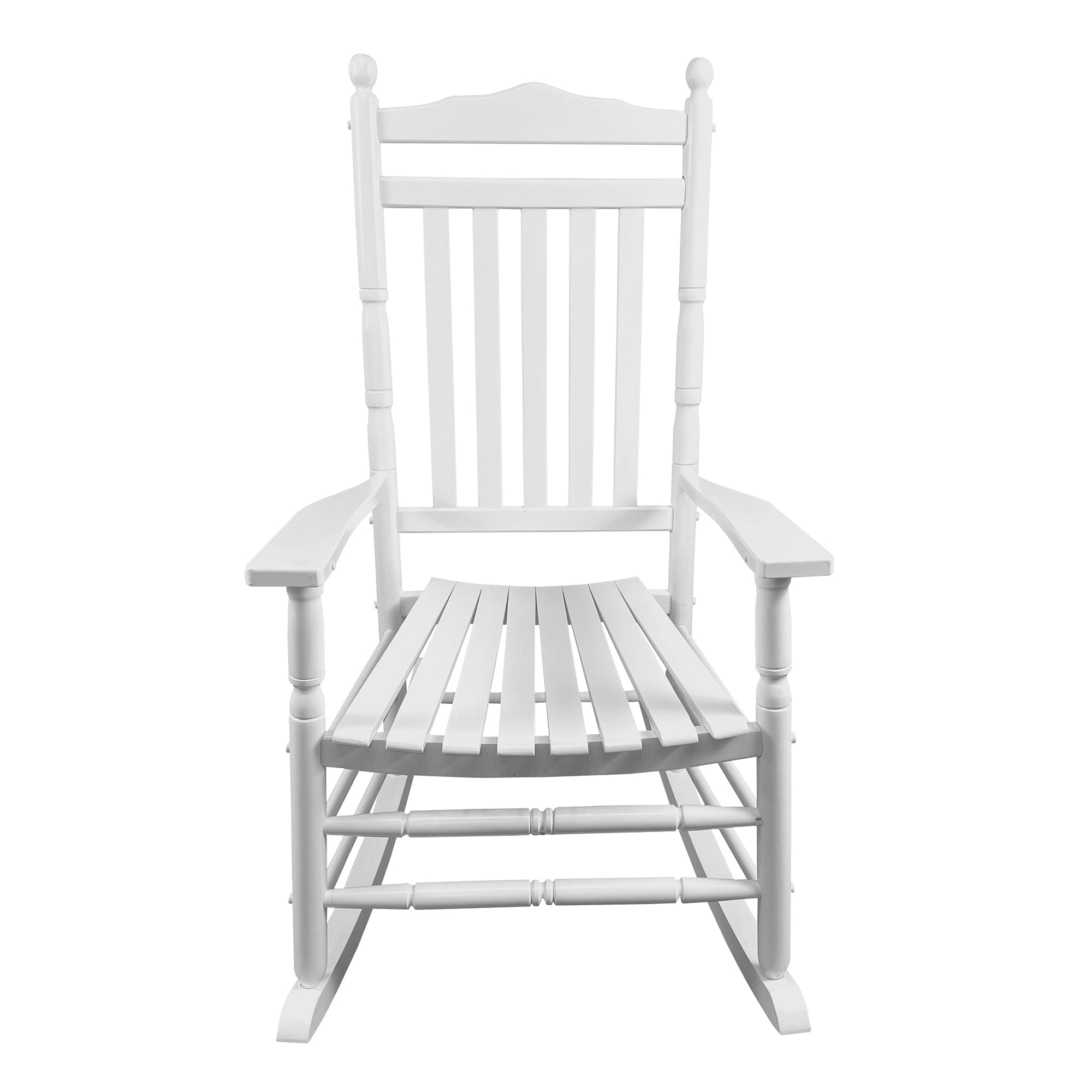 BALCONY PORCH ADULT ROCKING CHAIR - WHITE