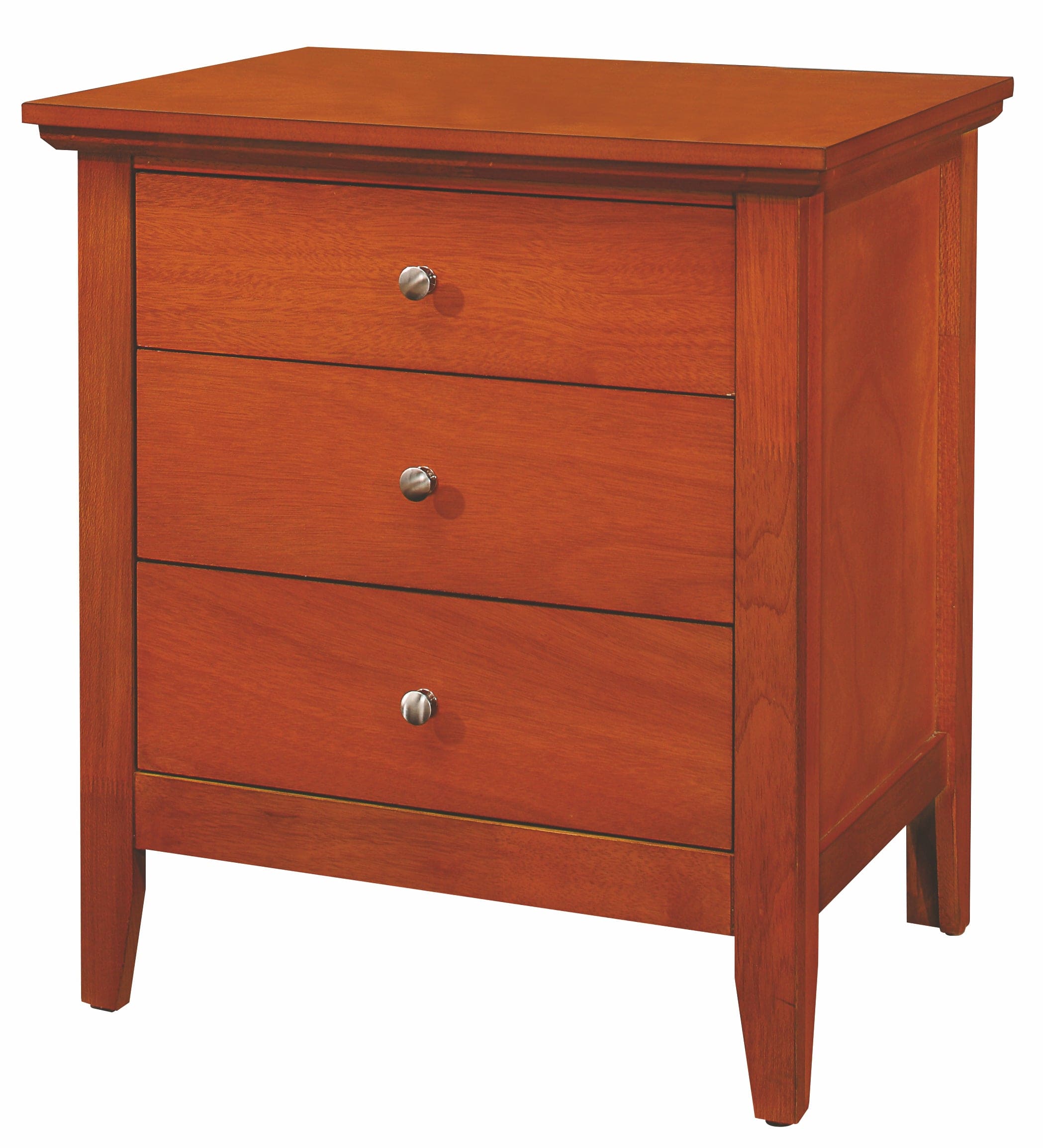 Glory Furniture Hammond G5460-N 3 Drawer Nightstand , Oak