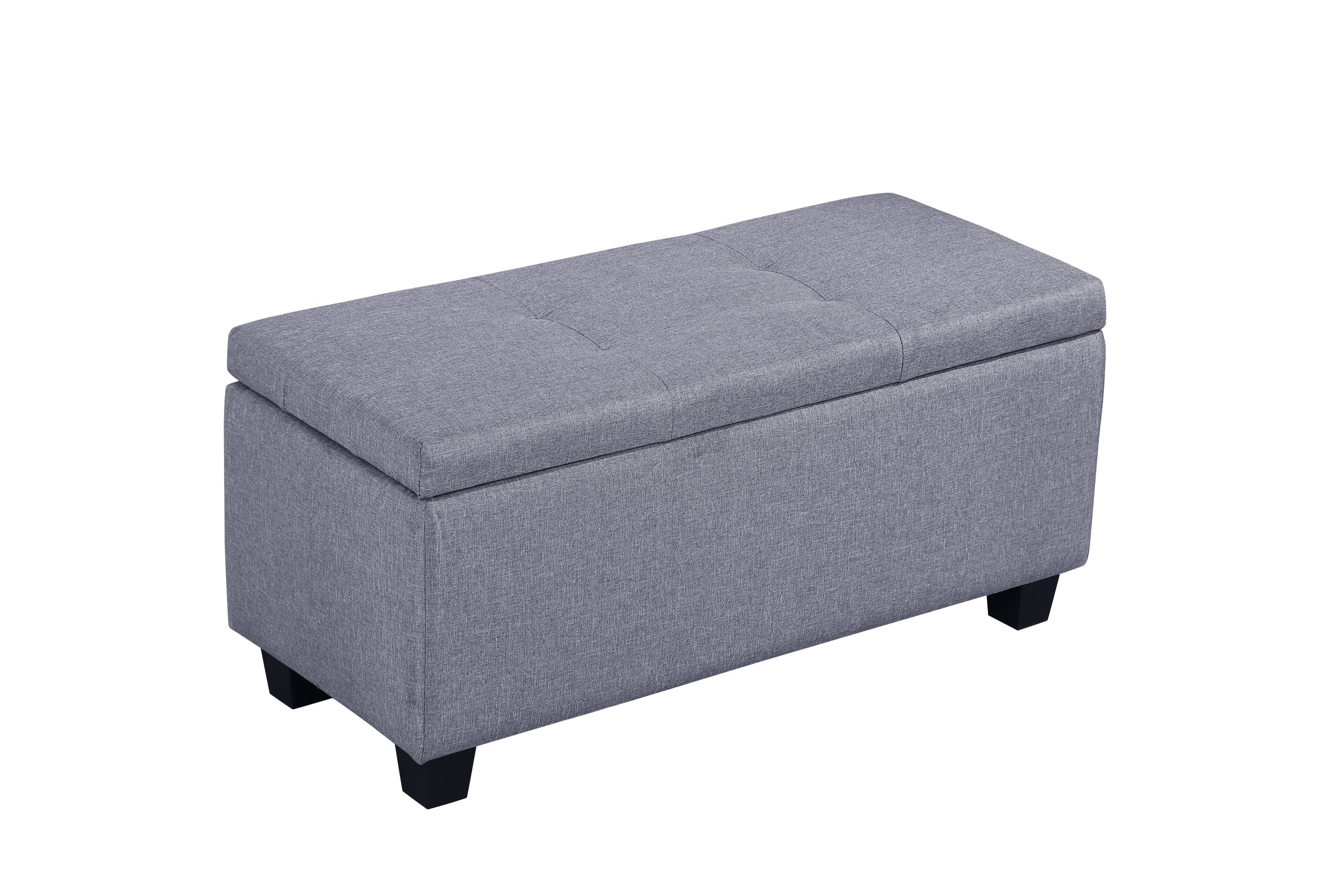 [VIDEO] Large Storage Ottoman Bench Set, 3 in 1 Combination Ottoman, Tufted Ottoman Linen Bench for Living Room, Entryway, Hallway, Bedroom Support 250lbs