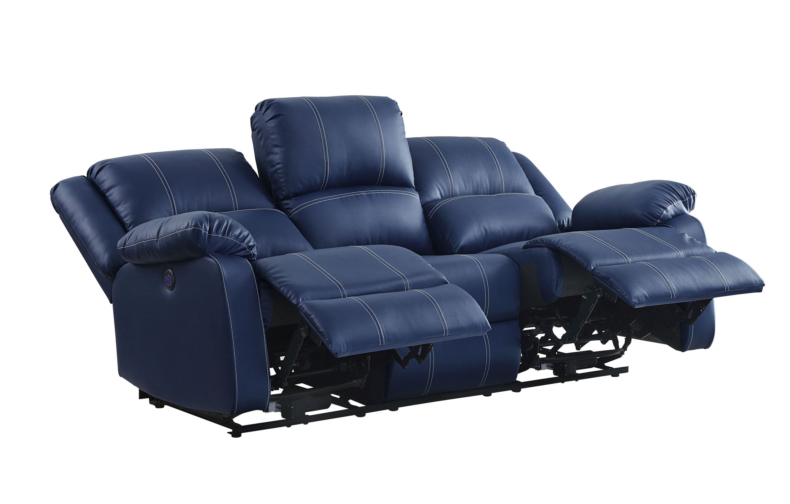 ACME Zuriel Power Motion Sofa, Blue PU 54615